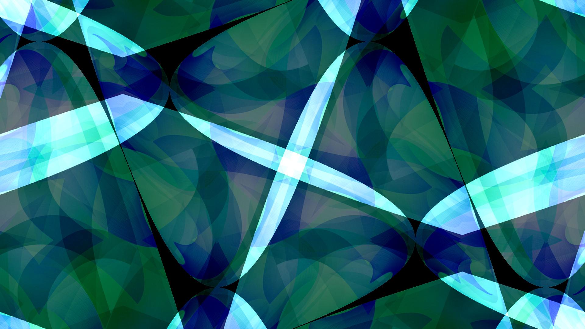 1920x1080 Green And Blue Colors Geometry Shapes HD Abstract Wallpaper