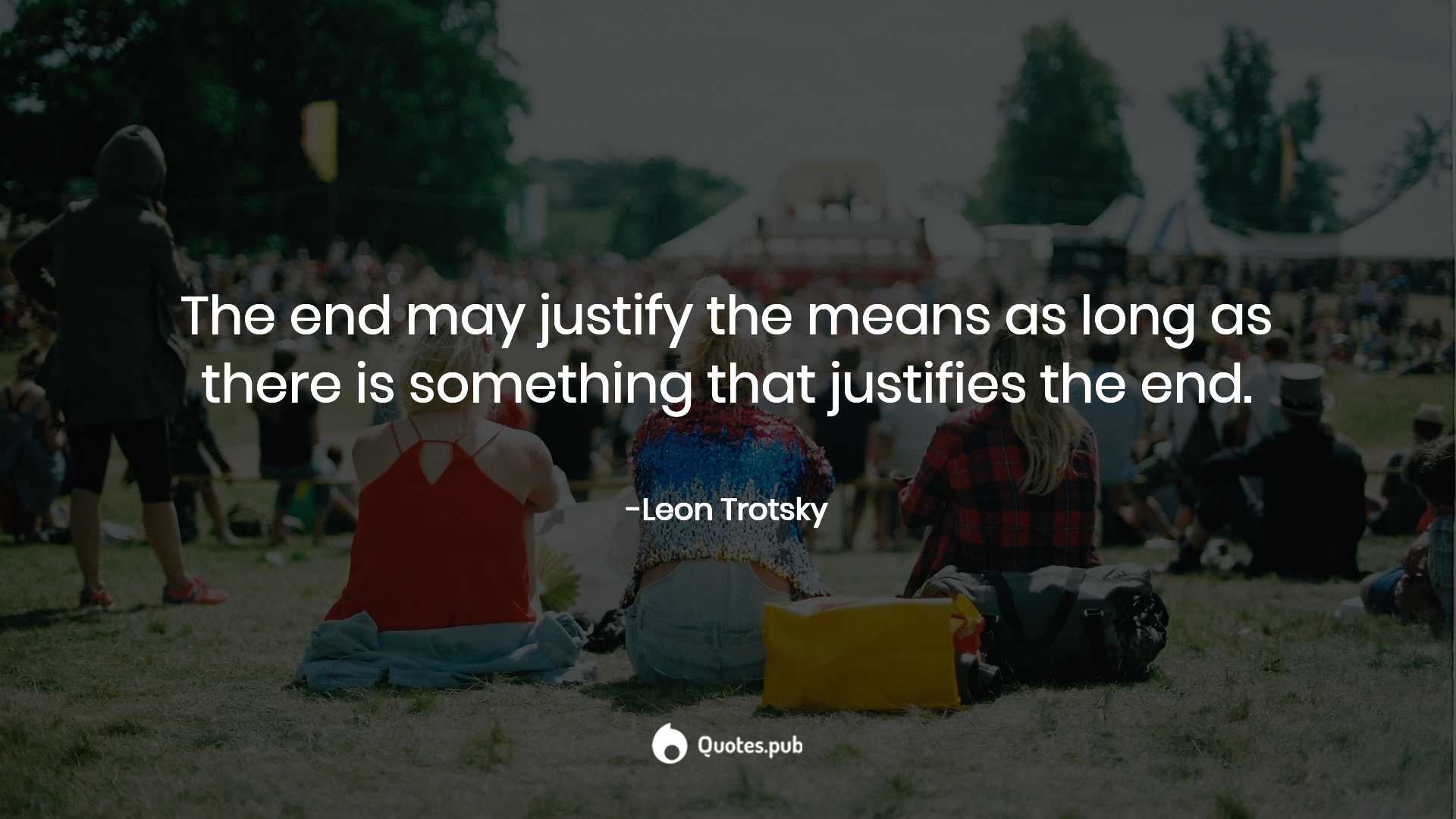 1920x1080 Leon Trotsky Quotes on Communism, End justifies the means and Cynicism