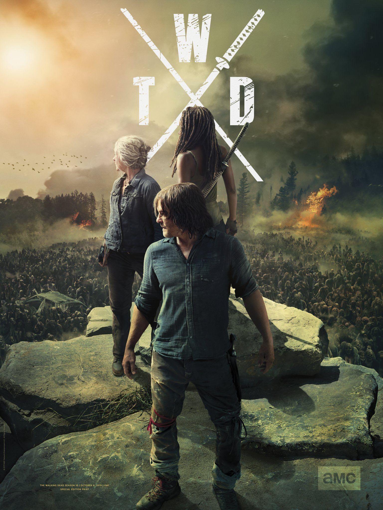 1536x2048 Walking Dead Season 10 Poster