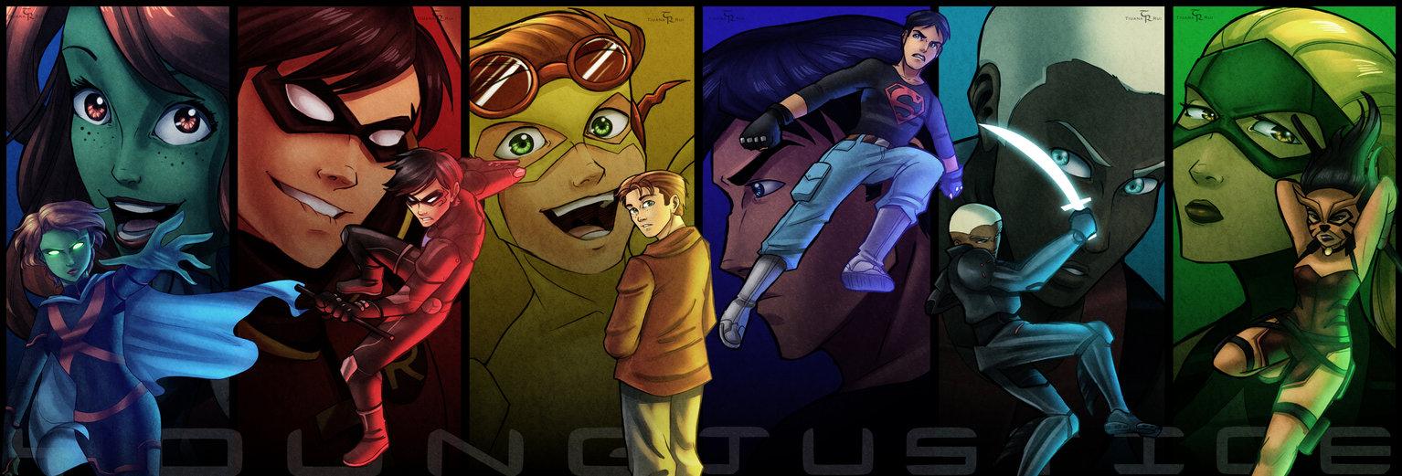1534x521 Young Justice Nightwing Wallpaper