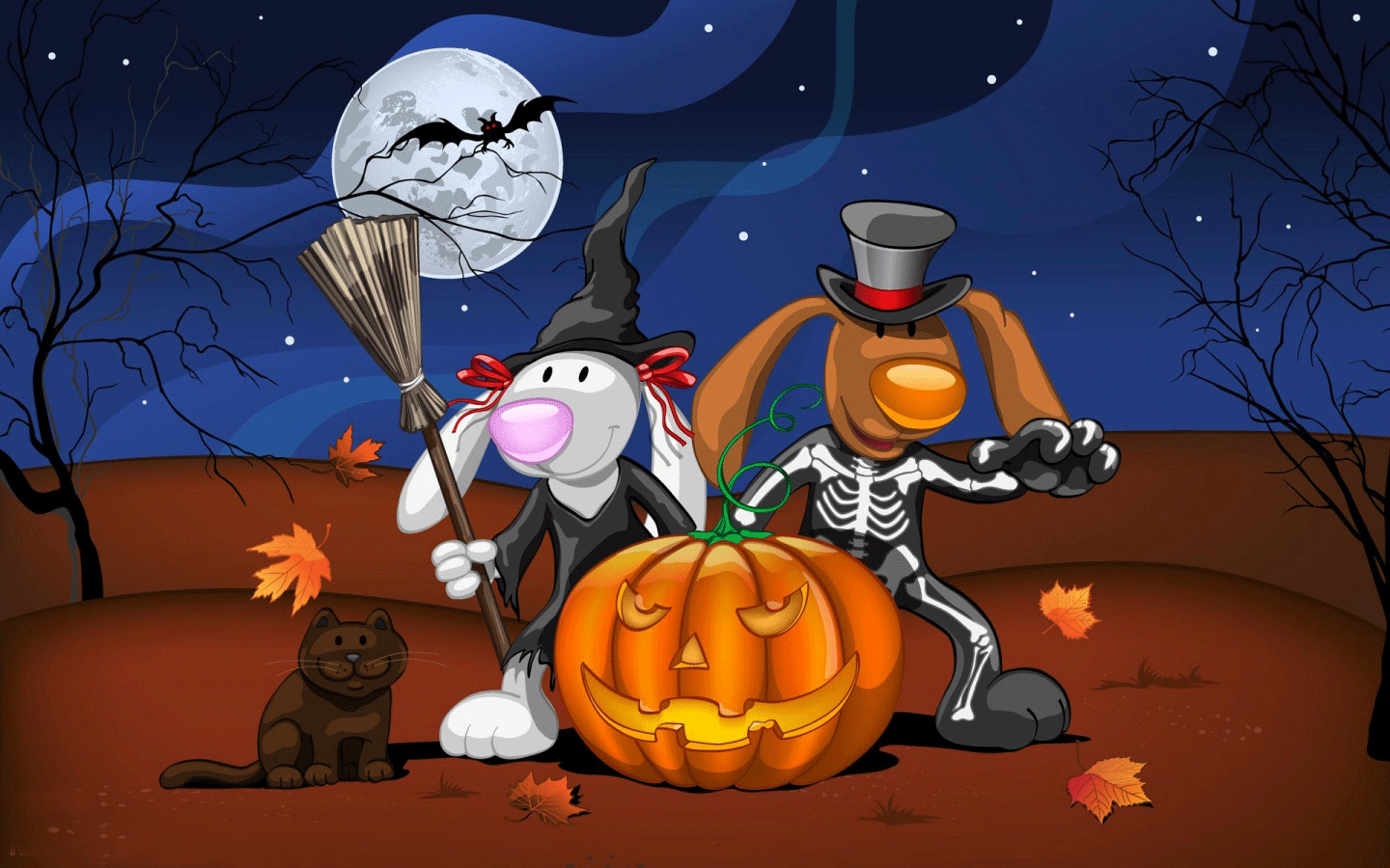 1440x900 Wallpaper Protef: Disney Halloween Wallpaper