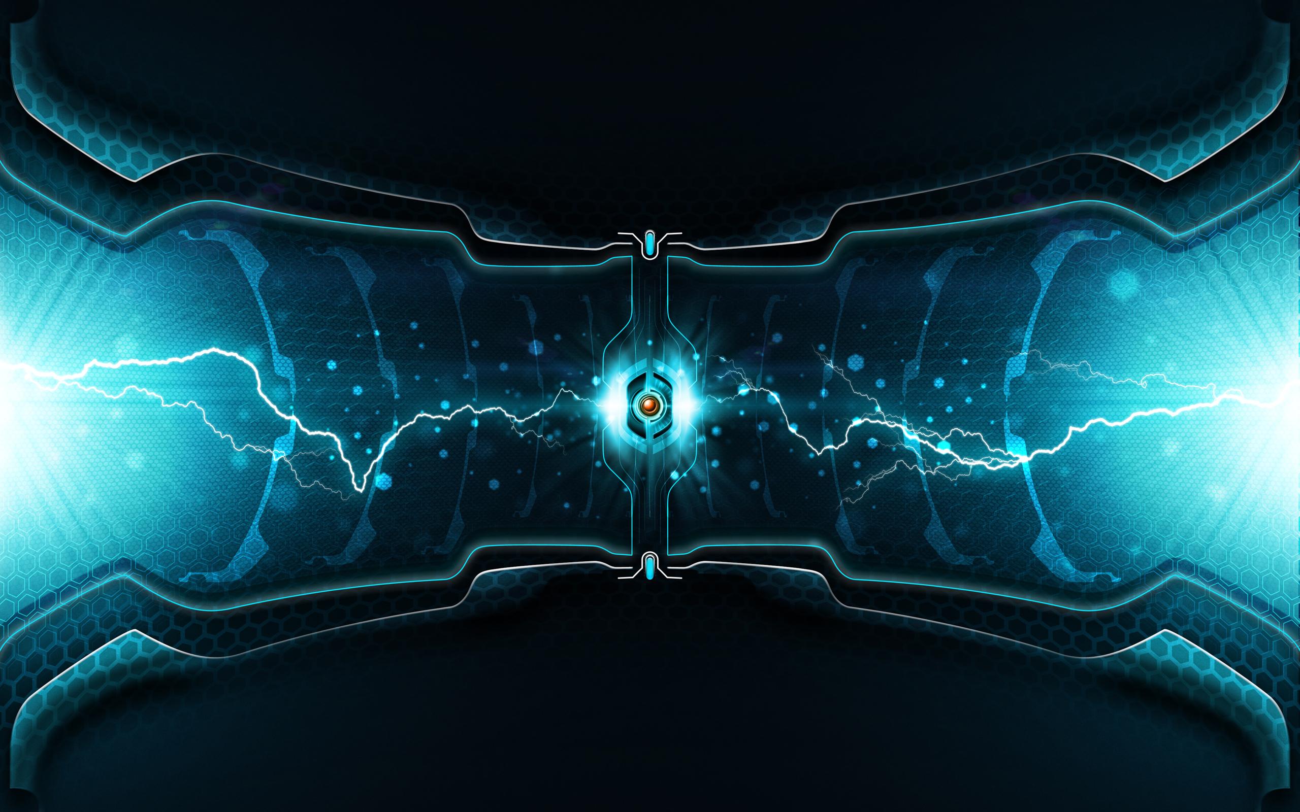 2560x1600 Lightning Cell Wallpaper