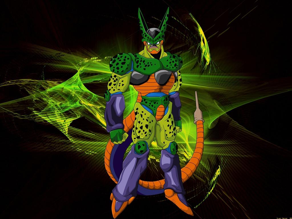 1024x768 cell dragonballz Cell 2