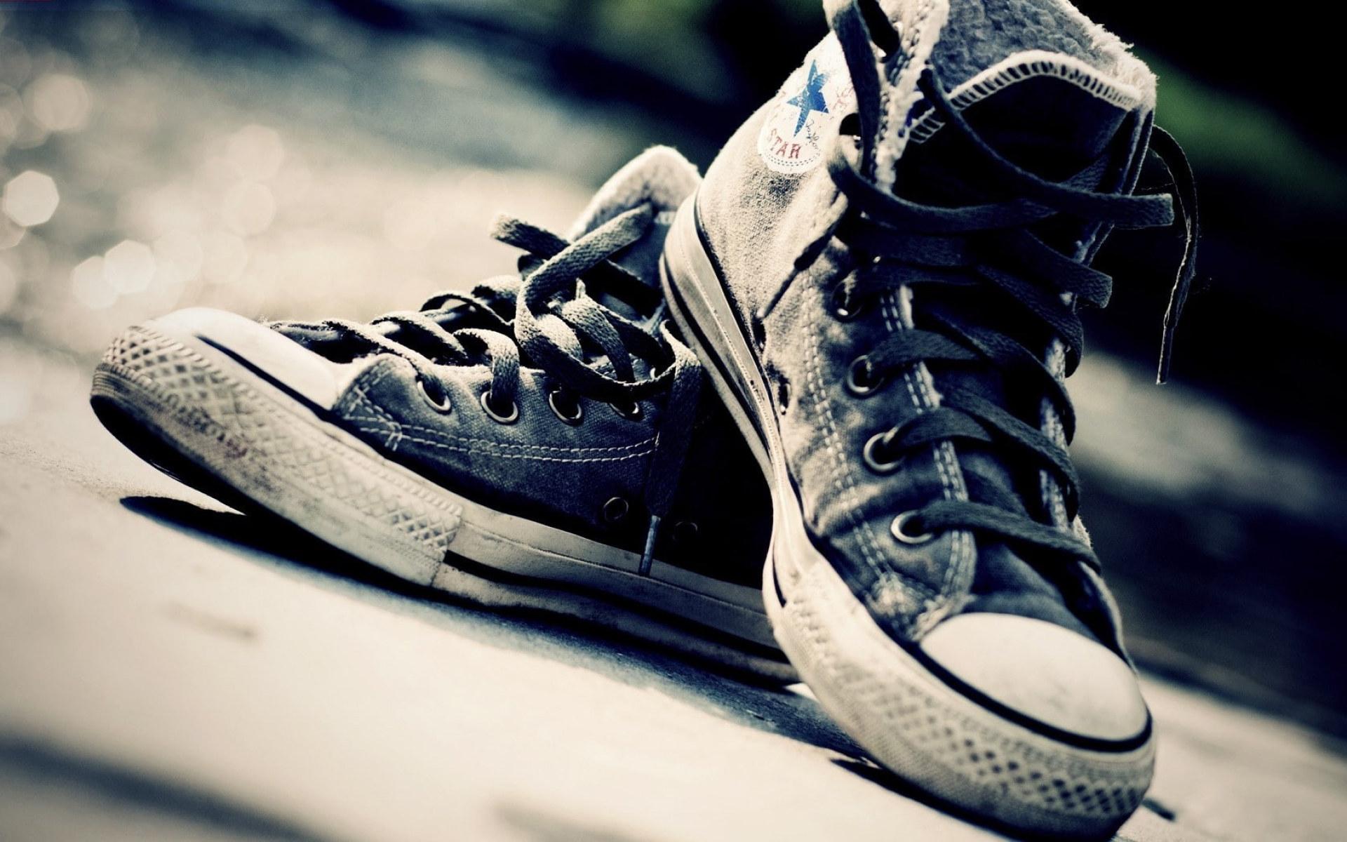 1920x1200 Made For Dancing Wallpaper, Pair Of Black And White Converse All Star Mid Rise Sneakers • Wallpaper For You HD Wallpaper For Desktop & Mobile