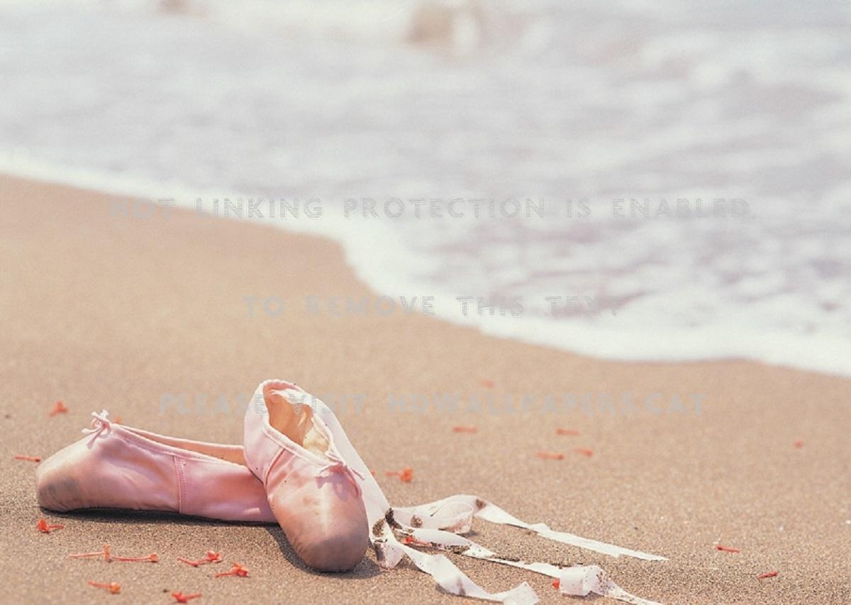 1200x853 pointe shoes wallpaper, footwear, beach, leg, shoe, pointe shoe, sand, sea, ballet shoe