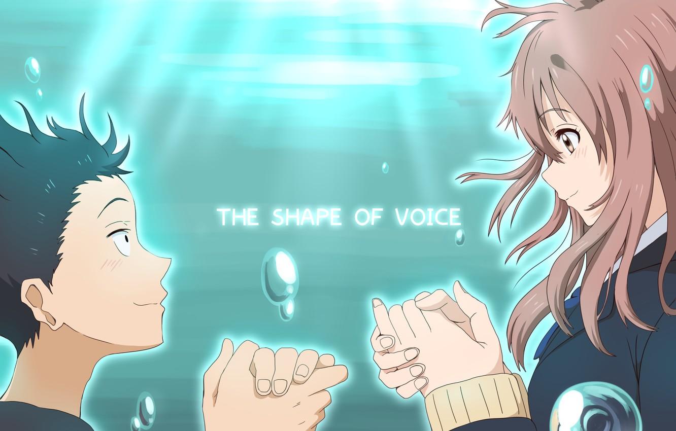 1332x850 Wallpaper girl, Anime, guy, gestures, You no Katachi, A Silent Voice, Form Voice image for desktop, section сёнэн