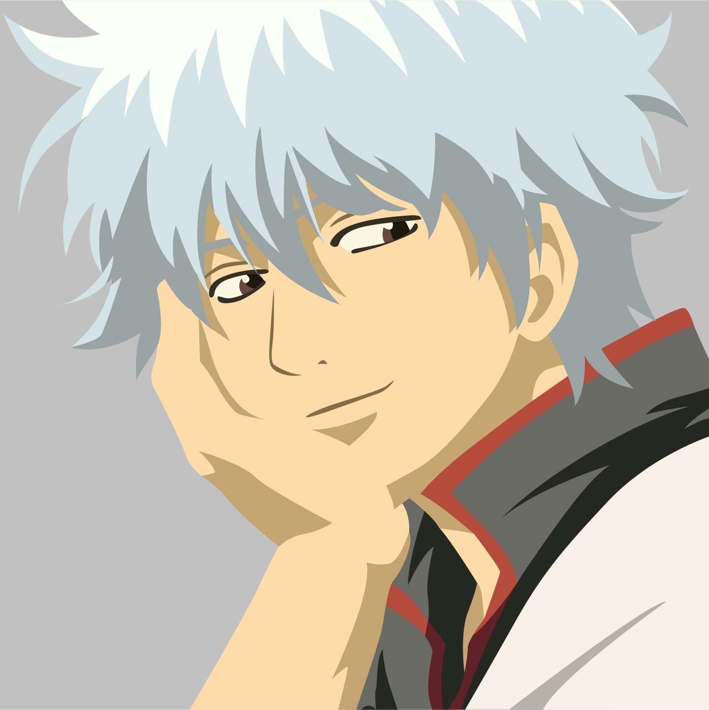 1440x1442 Sakata Gintoki Vector Art Classic T Shirt By Cae Grey. Vector Art, Gintama Wallpaper, Art