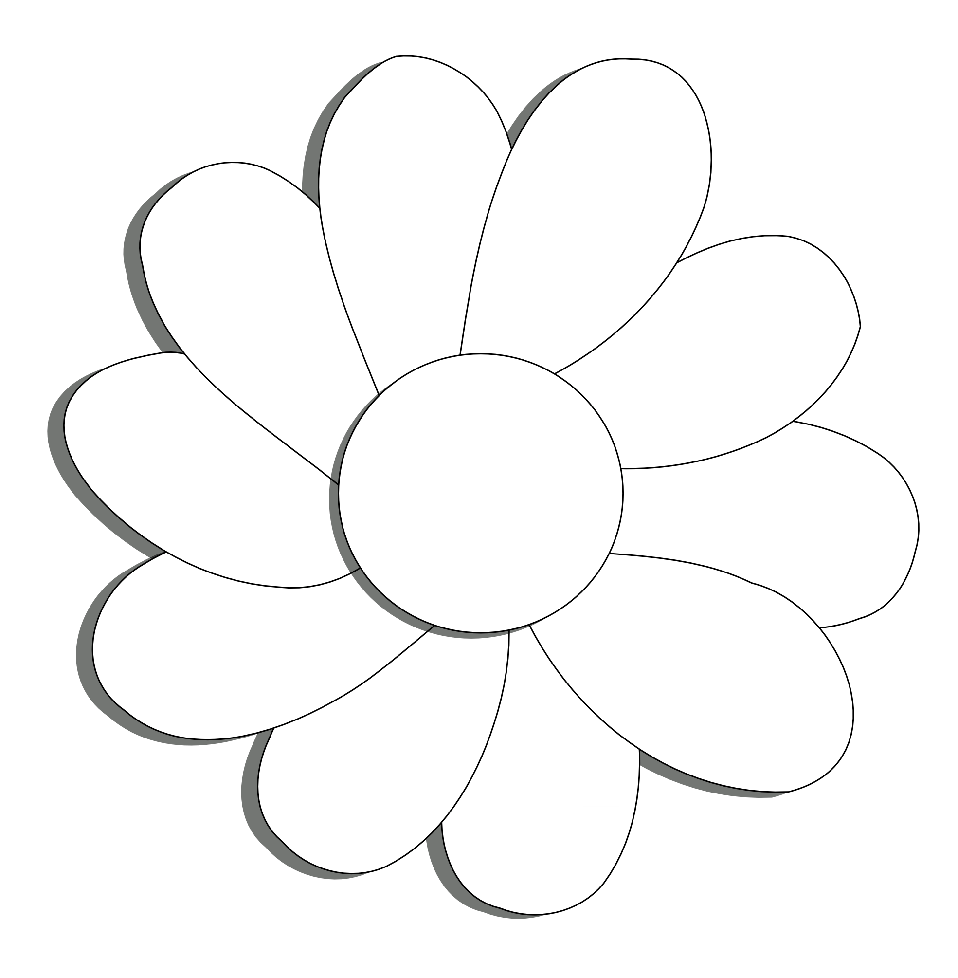 1969x2009 Black and white flowers wallpaper HD