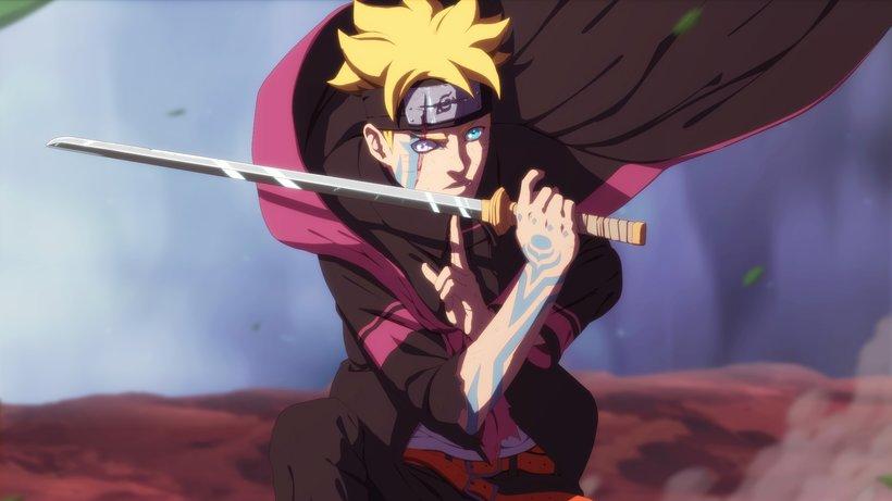 820x461 Boruto Curse Seal Karma Mark Katana Boruto Anime 4K