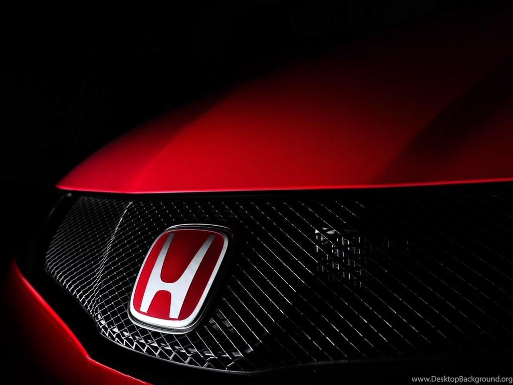 1024x768 Red Honda Logo Black Background, Honda Civic Wallpaper HD. Desktop Background