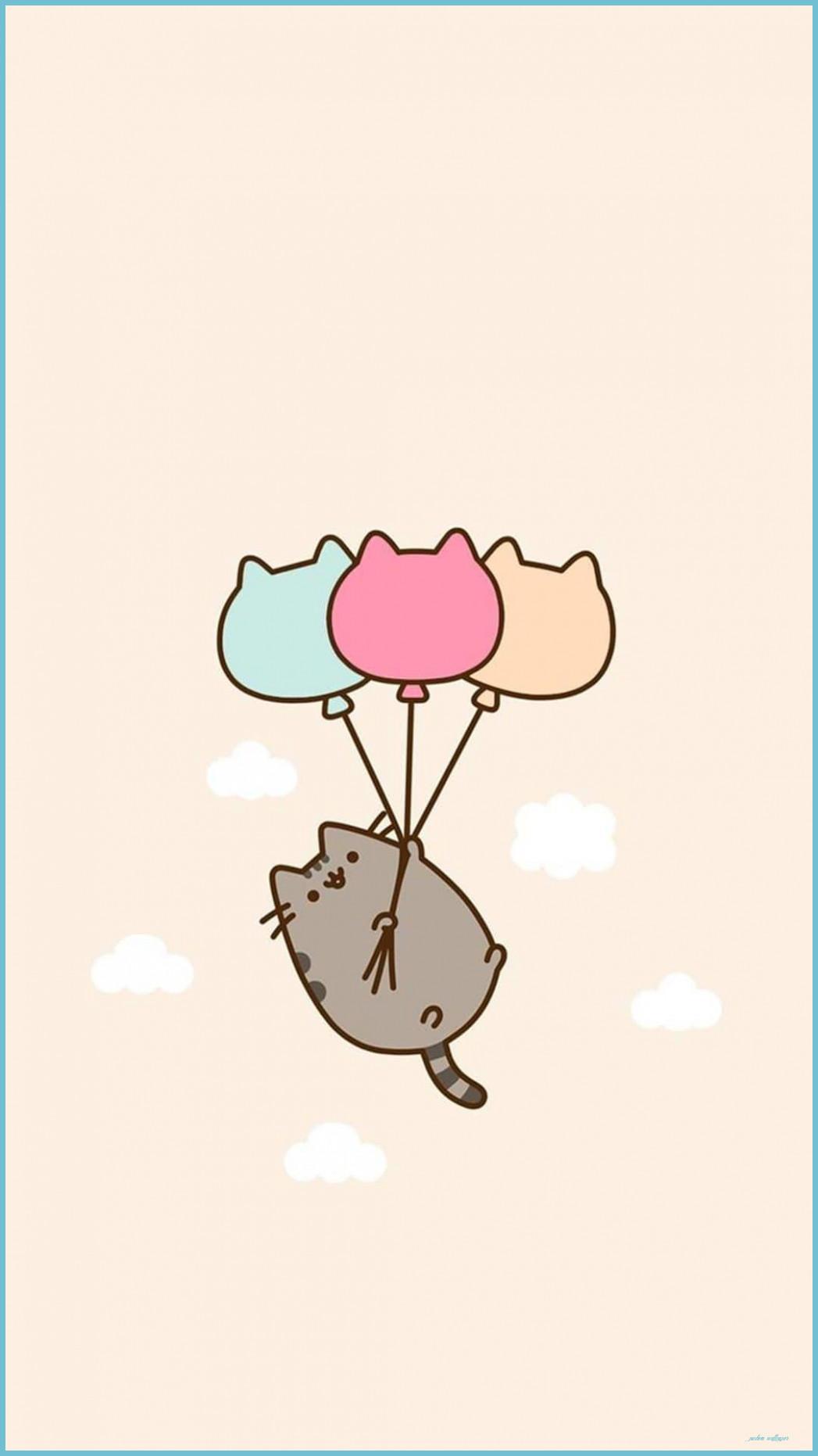 1047x1862 Pusheen Hintergrundbild