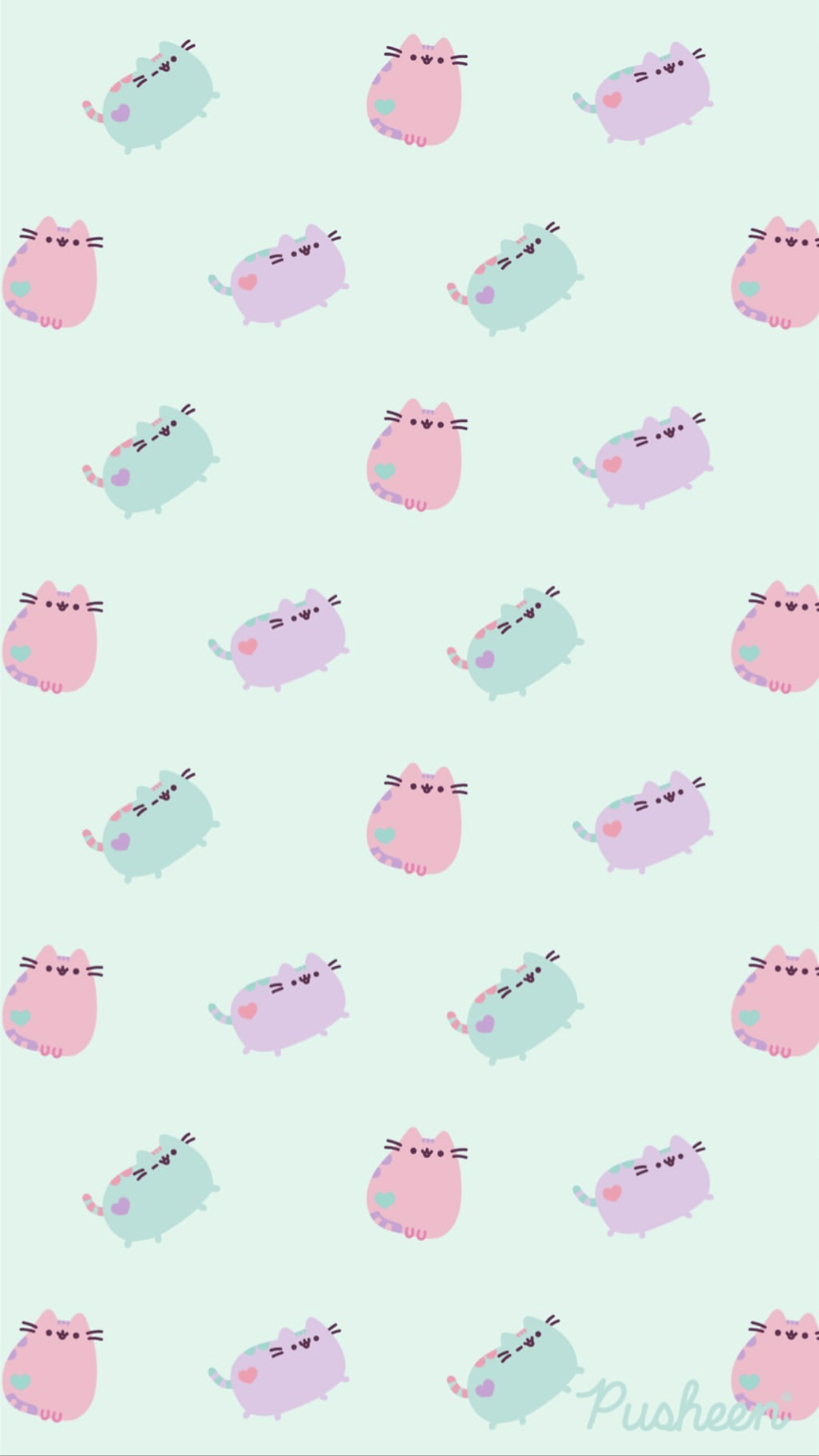 pastel pusheen