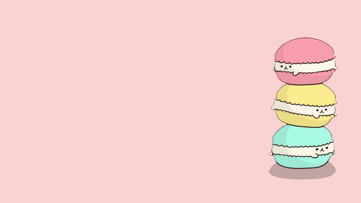 1366x768 Cute Pastel Cats Wallpaper