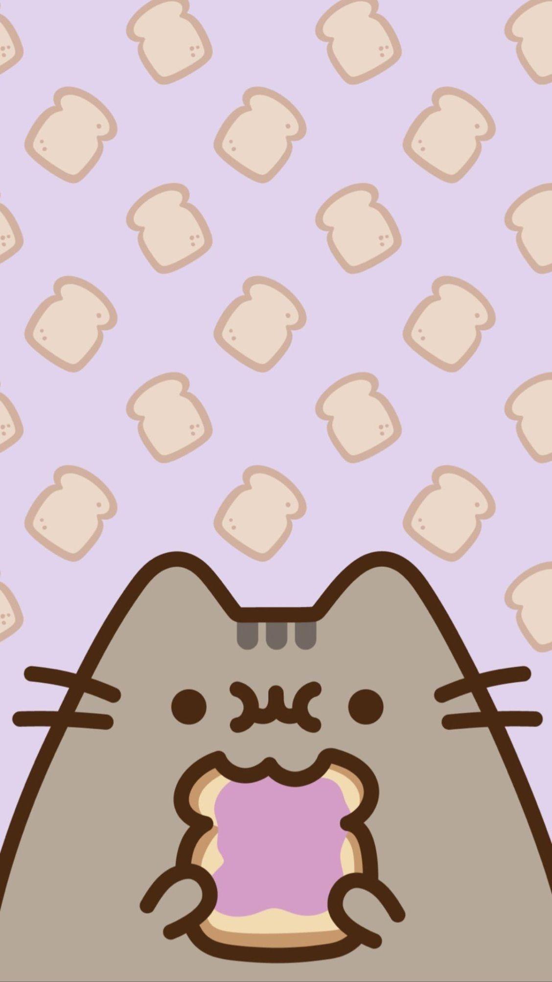 1128x2005 Cute Wallpaper Pusheen