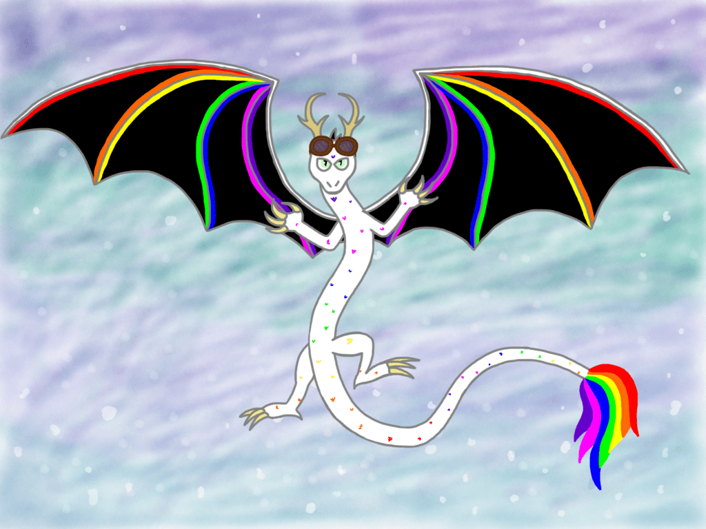 1024x768 Lightning Bliss / Rainbow Dragon