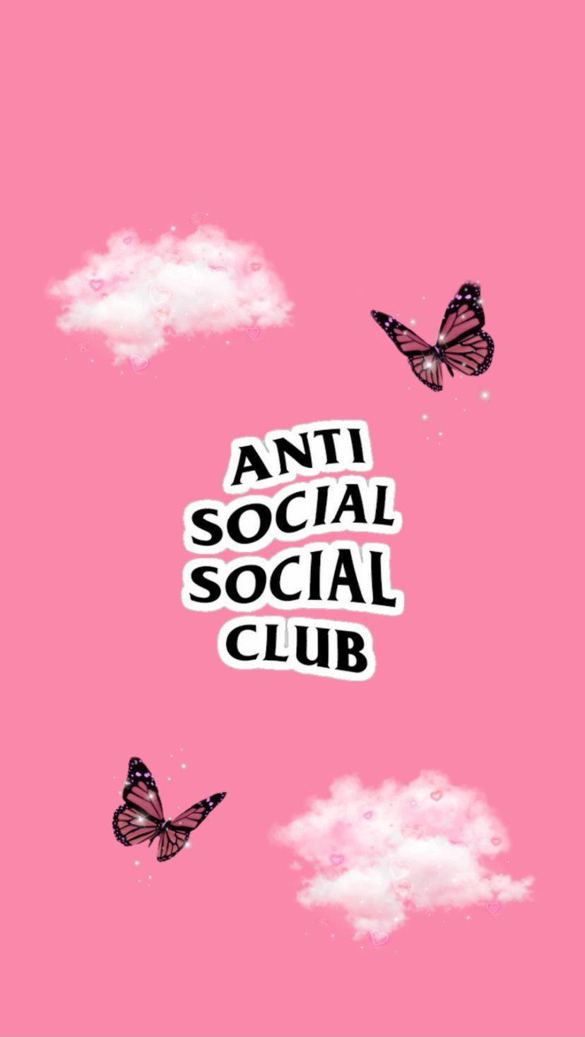 828x1469 Anti social social club wallpaper