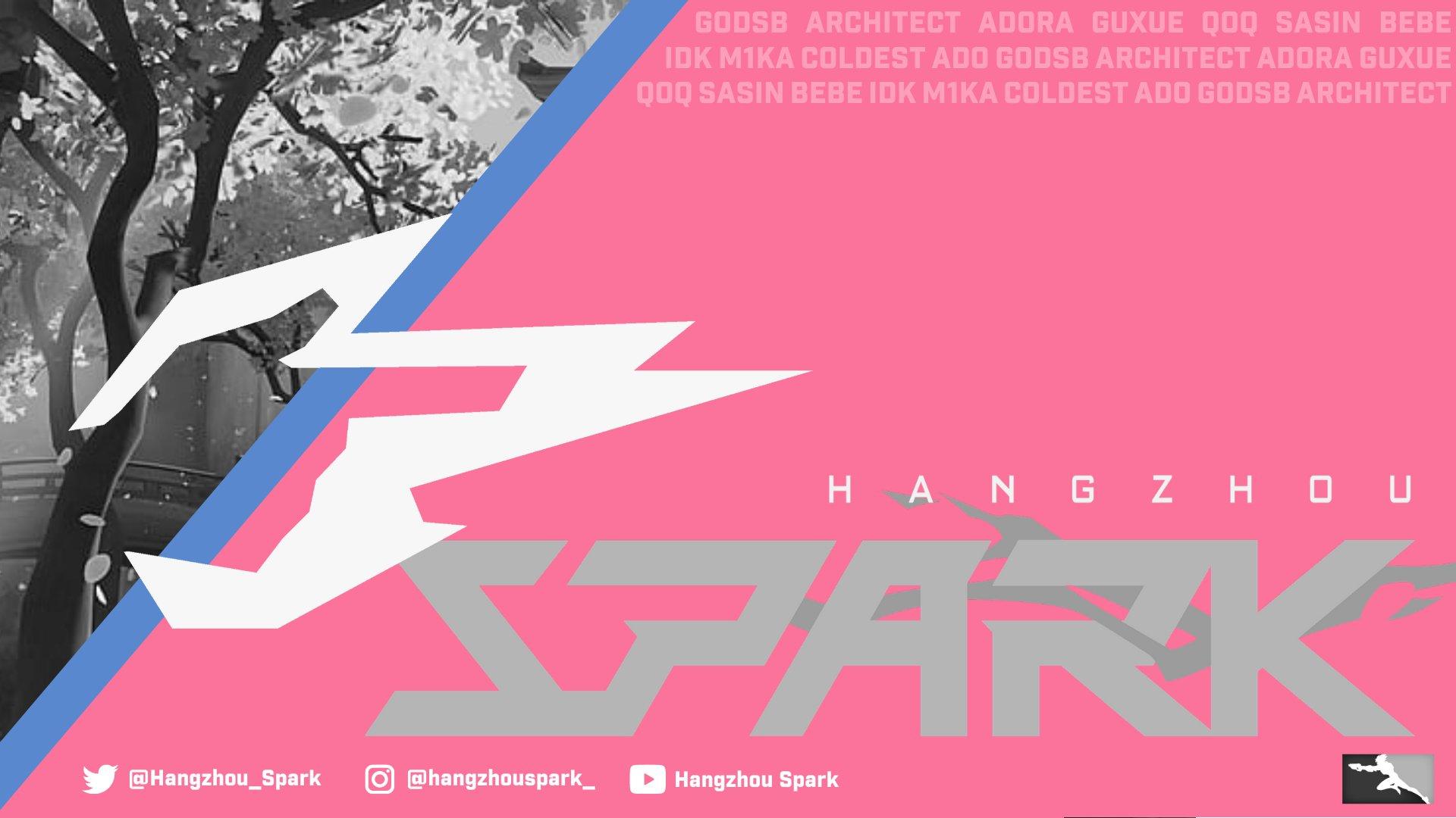 1920x1080 2: Pink Hangzhou Spark Wallpaper (OC): OverwatchLeague