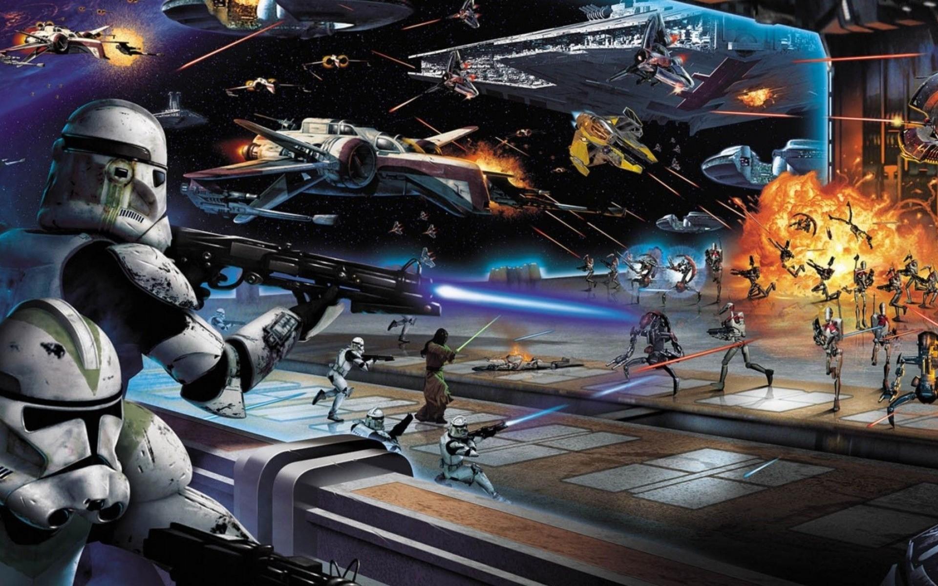 1920x1200 Star Wars Battlefront Sci Fi Warrior Battle R Wallpaper Wars Space Battle Background