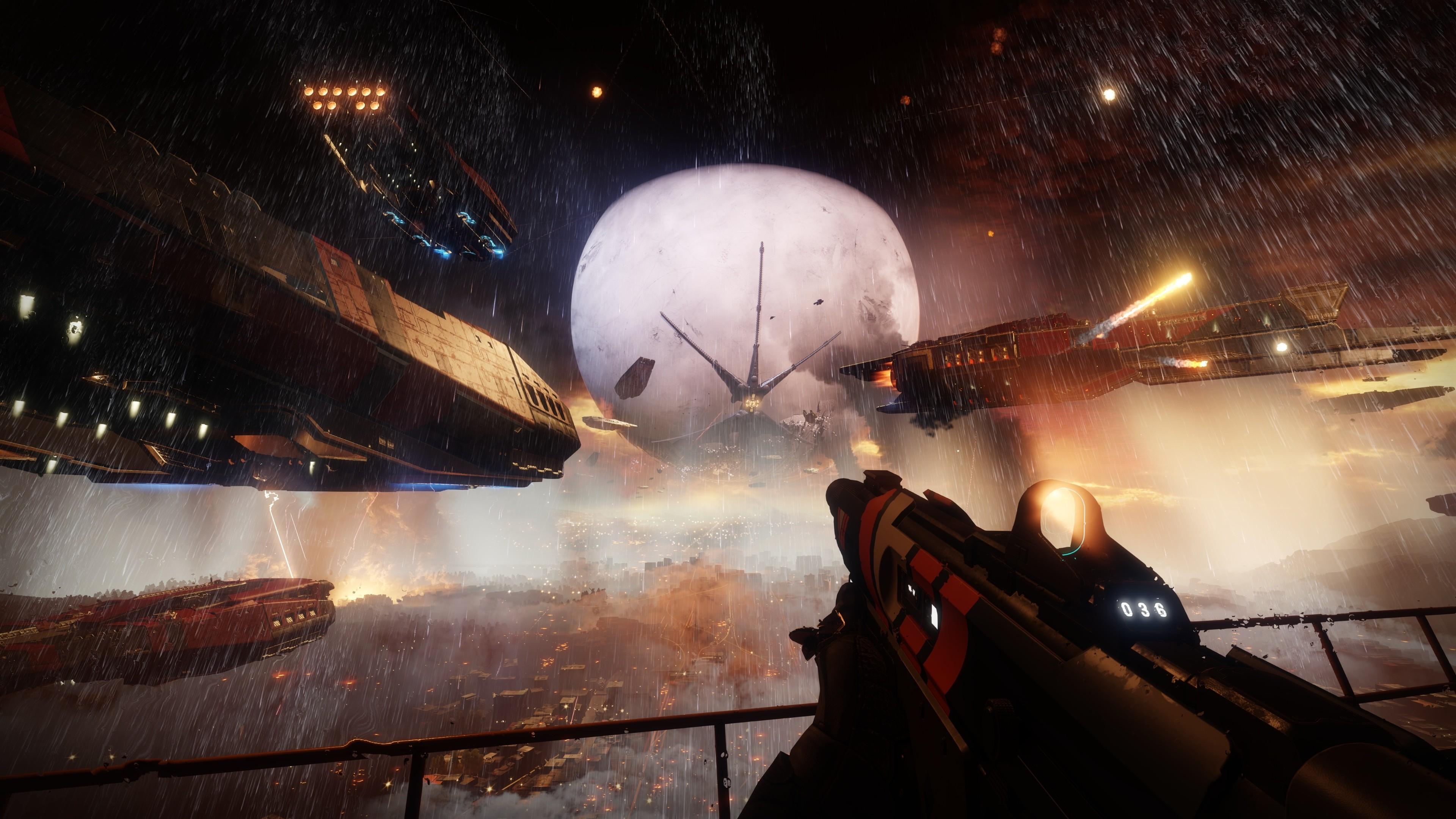 3840x2160 Desktop Wallpaper Space, Battle, Destiny Video Game, 4k, HD Image, Picture, Background, Aa3eca