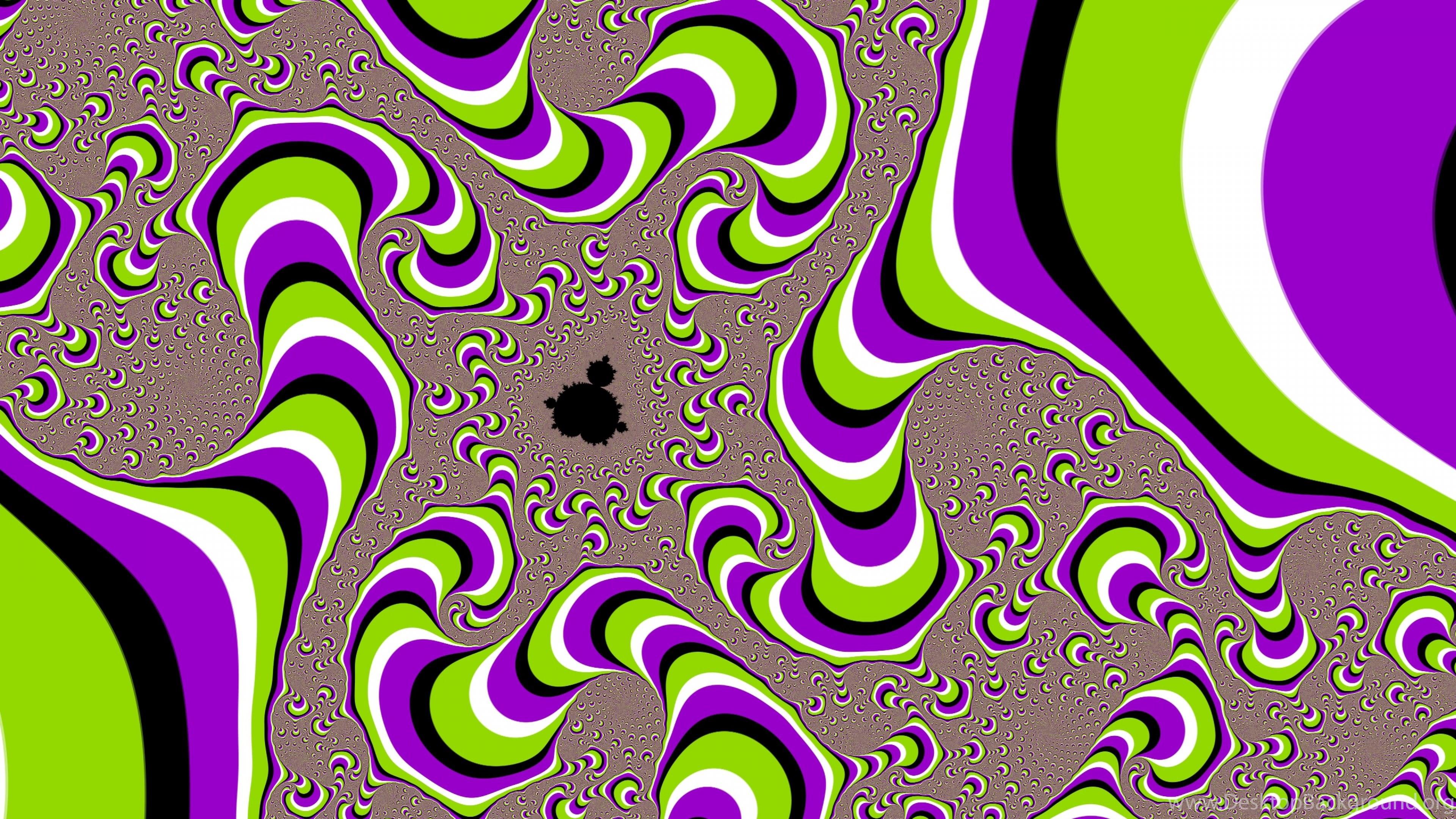 3840x2160 Download Wallpaper 3840x2160 Abstraction, Illusion, Purple, Green. Desktop Background