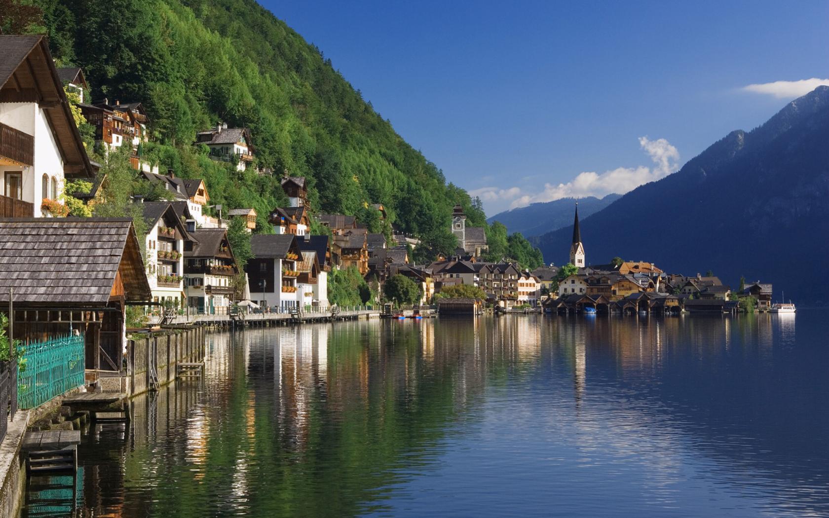 1680x1050 Hallstatt Salzkammergut Wallpaper for 1680x1050