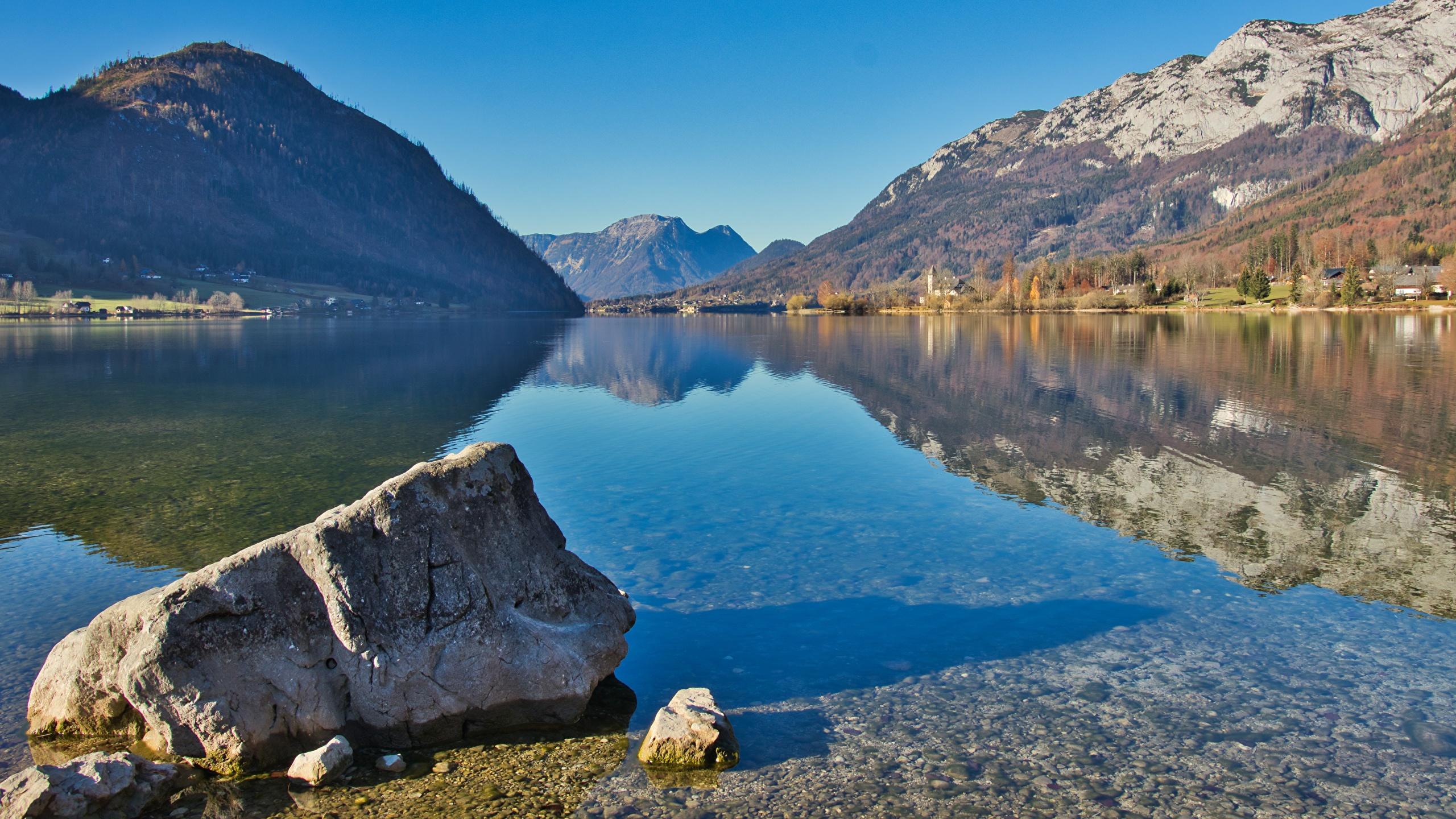 2560x1440 Picture Alps Austria Styria, Grundlsee, Salzkammergut 2560x1440