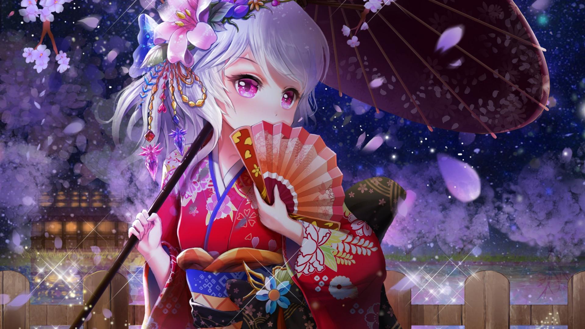 Anime Girl Yukata Wallpapers Top Free Anime Girl Yukata Backgrounds