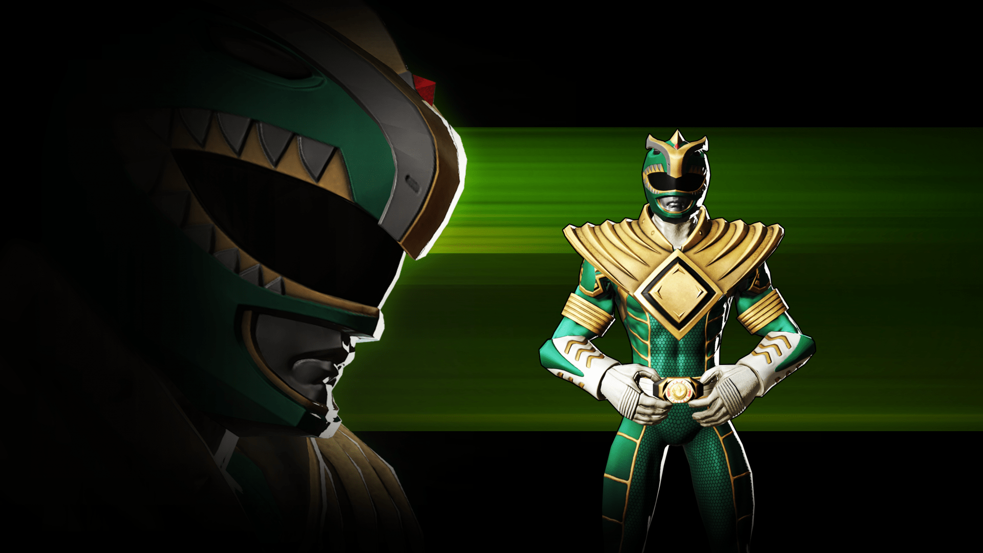 1920x1080 Power Rangers. Green Ranger v2