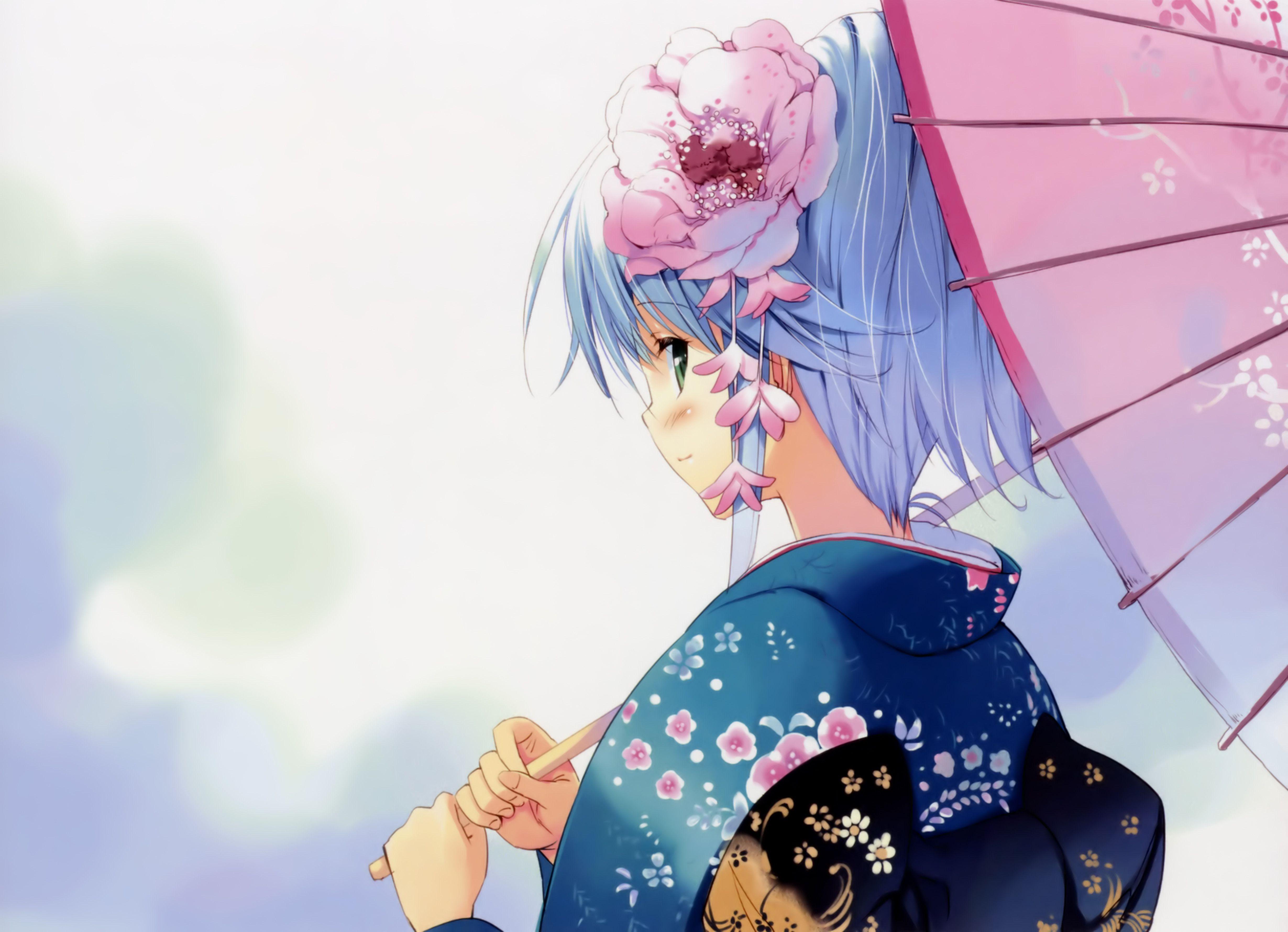 Anime Girl Yukata Wallpapers Top Free Anime Girl Yukata Backgrounds
