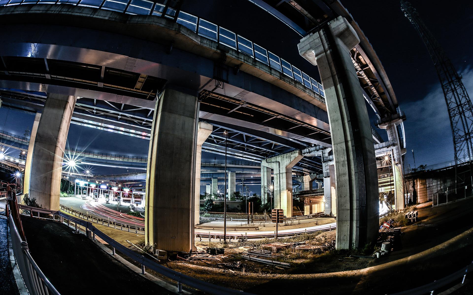 1920x1200 overpass, Fisheye Wallpaper HD / Desktop and Mobile Background