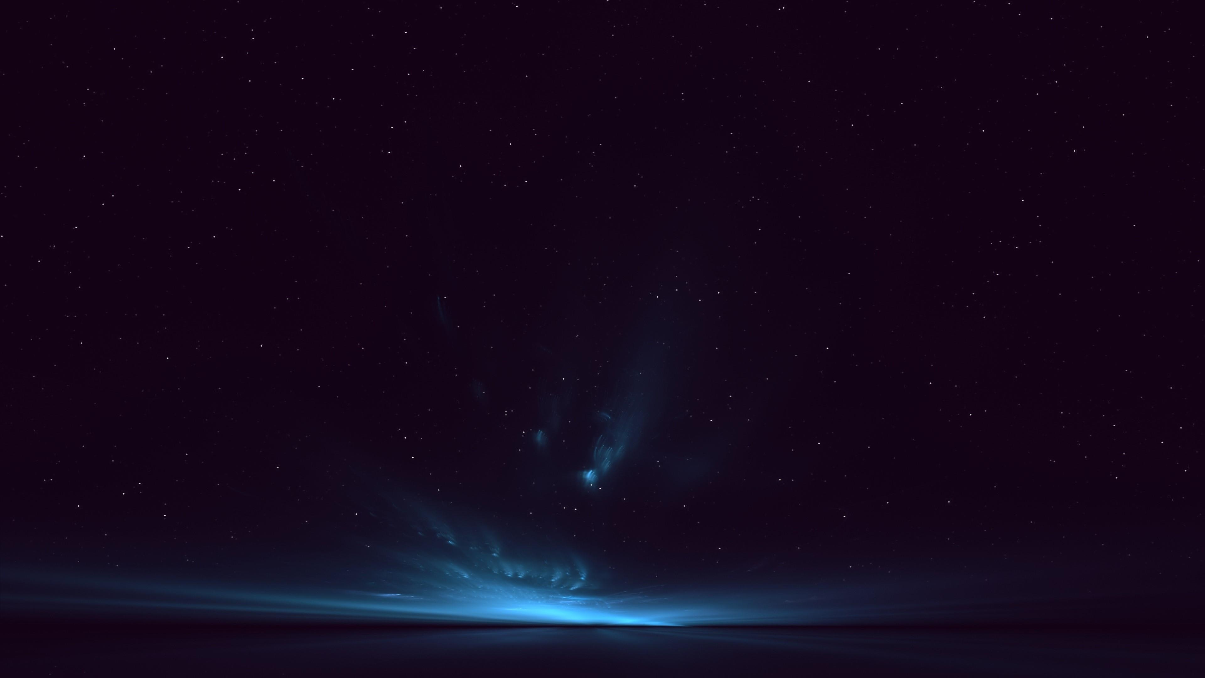 3840x2160 Dark Starry Night Wallpaper. Wallpaper Studio 10