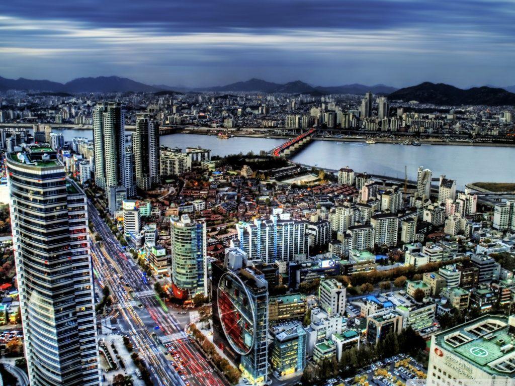 1024x768 Seoul Panorama, South Korea HD desktop wallpaper : High Definition