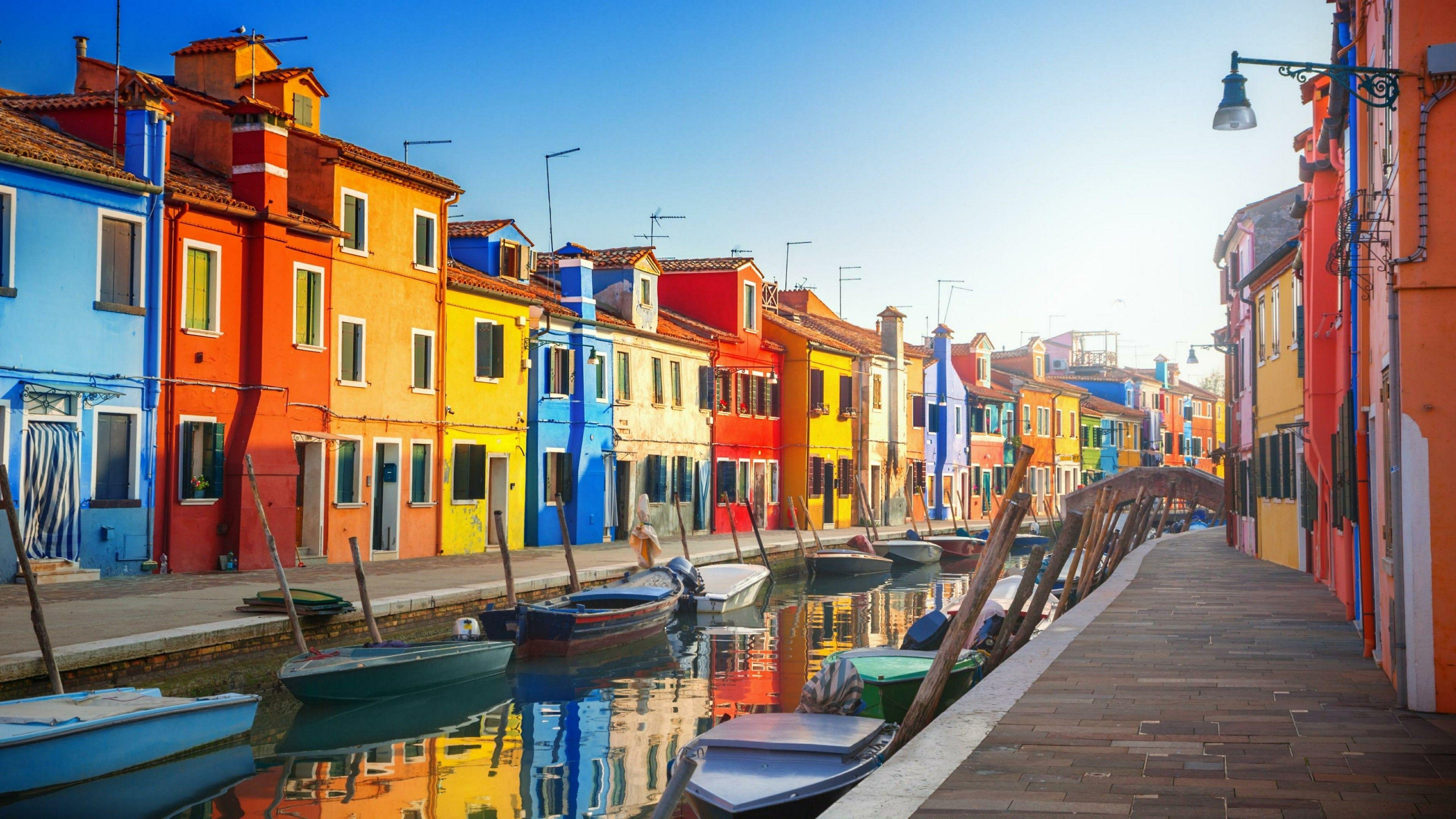3840x2160 Colorful Houses Of Burano, Venice Wallpaper. Wallpaper Studio 10