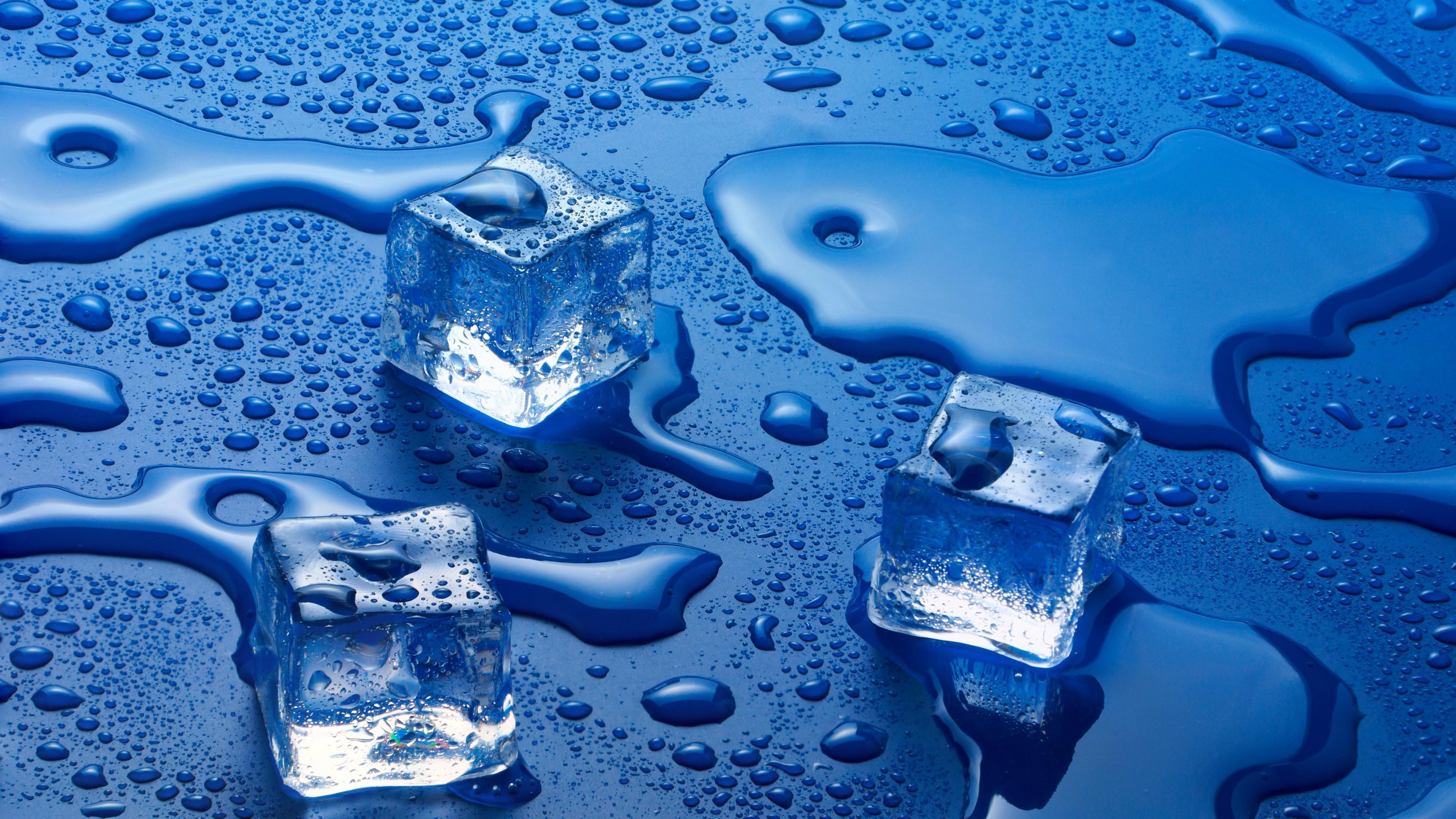 3840x2160 Melting Ice Cubes Wallpaper. Wallpaper Studio 10