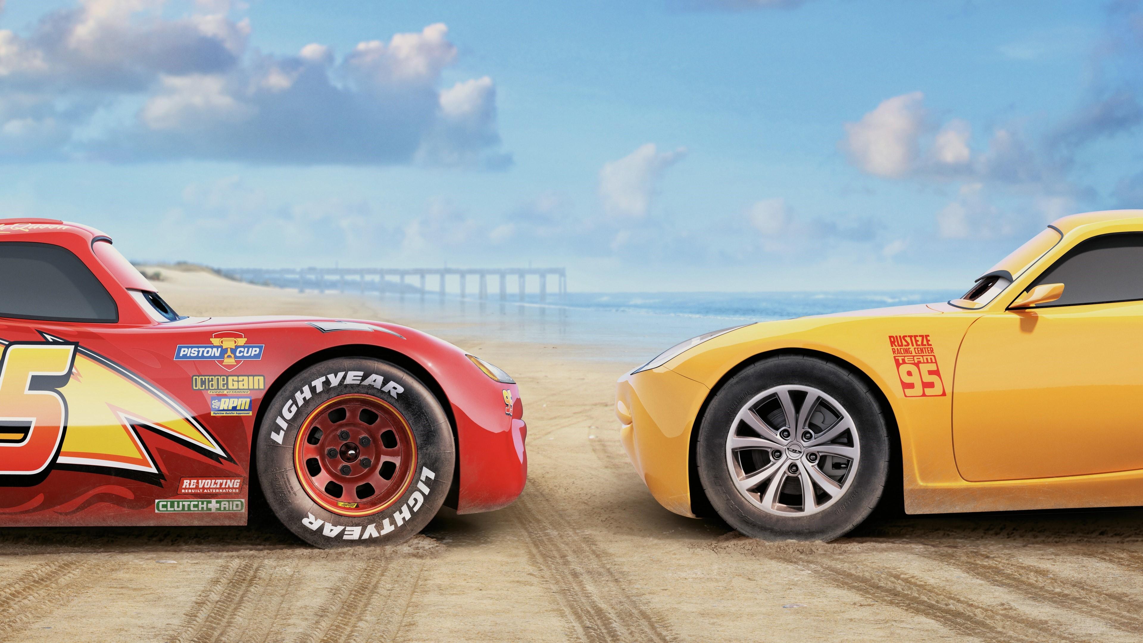3840x2160 Cruz Ramirez, Lightning McQueen 4k wallpaper. Mocah HD Wallpaper