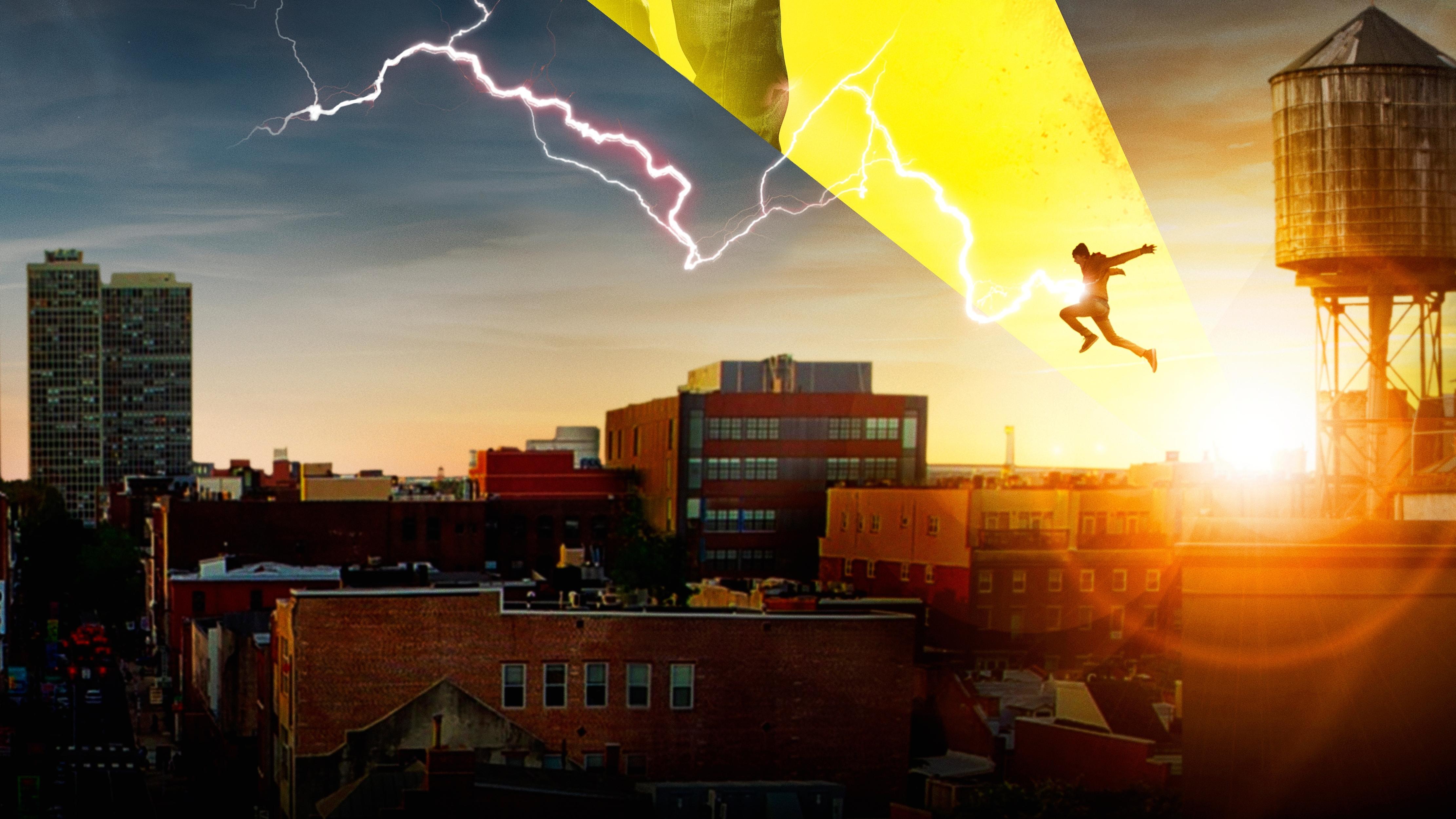 4444x2500 Wallpaper Sunlight, Shazam, Lightning:4444x2500