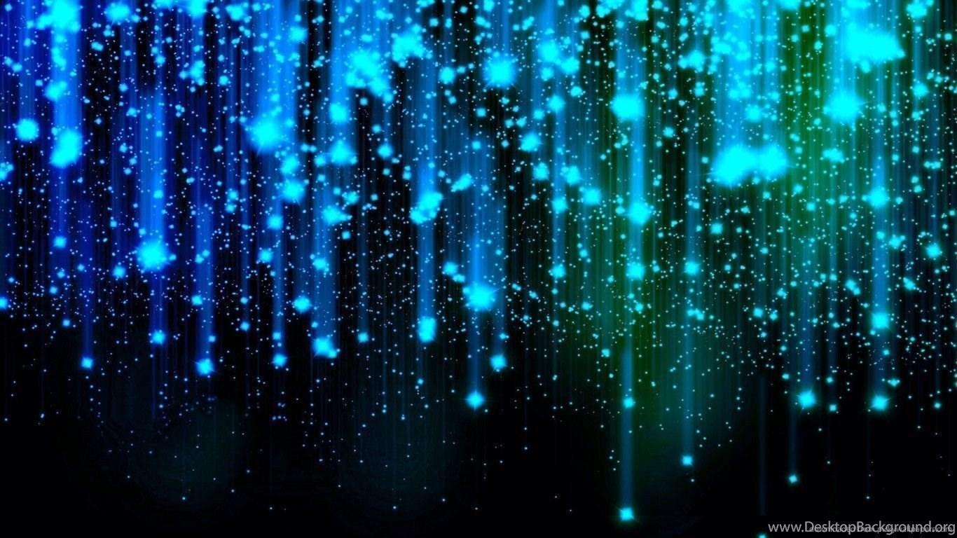 1366x768 Download 1366x768 Neon Lights Falling Wallpaper Desktop Background