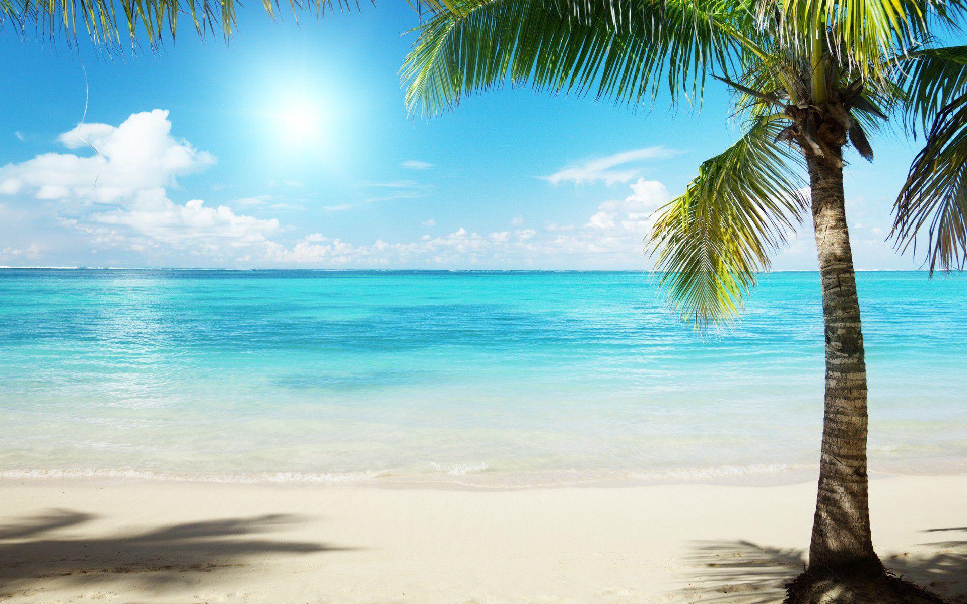 1920x1200 Beach Scene Wallpaper