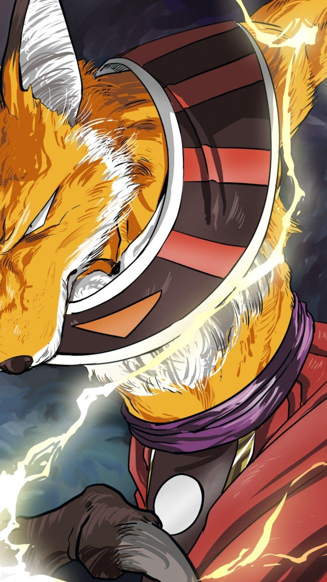1080x1920 Download 1080x1920 Dragon Ball Super, Liquiir, Yellow Fox Wallpaper