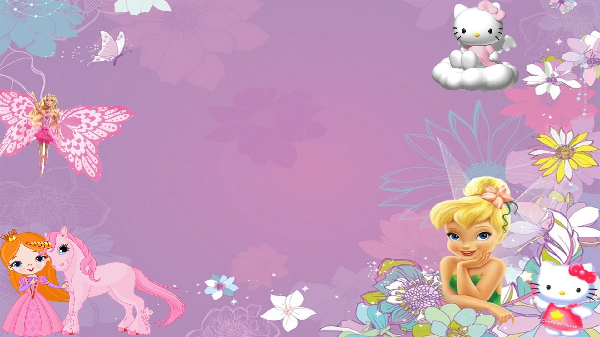 1920x1080 Barbie Wallpaper Border Data Src Widescreen Barbie Background For Birthday