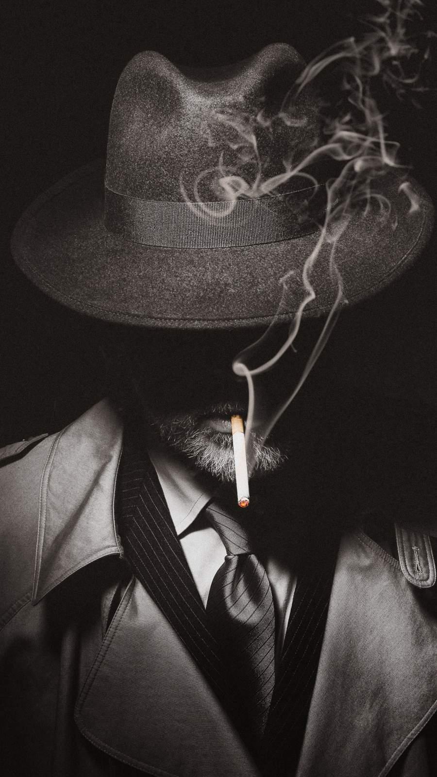900x1600 Smoking Detective Wallpaper : iPhone Wallpaper