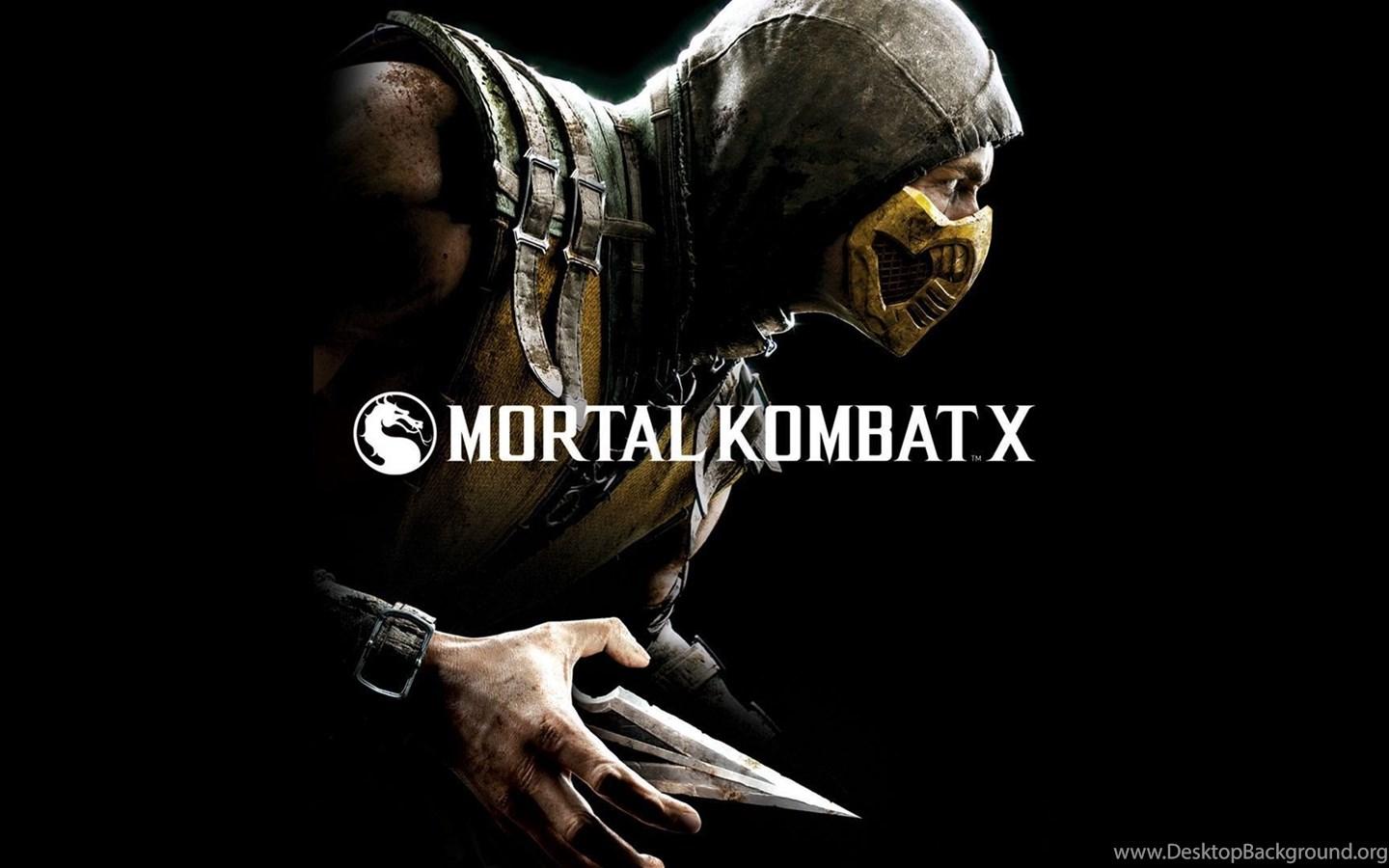 1440x900 Scorpion mortal kombat x game wallpaper Desktop Background