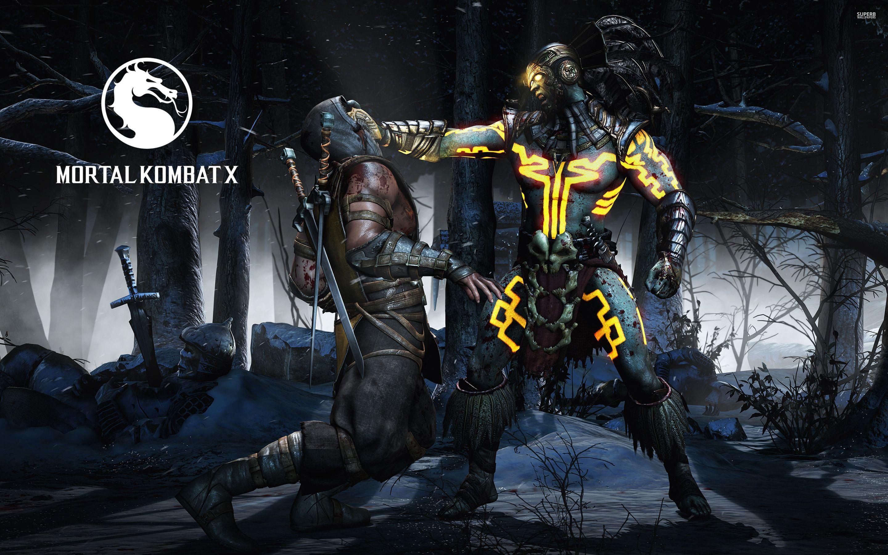 2880x1800 Scorpion Kombat X wallpaper wallpaper