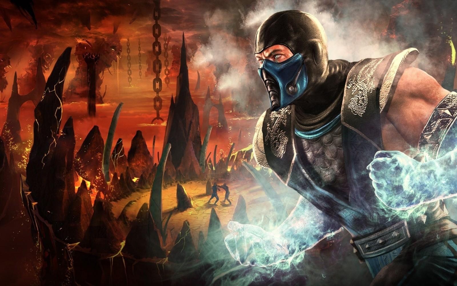 1600x1000 video games, Sub Zero, Mortal Kombat, mythology, games, screenshot, computer wallpaper, special effects, pc game, comic book, action film. Mocah HD Wallpaper