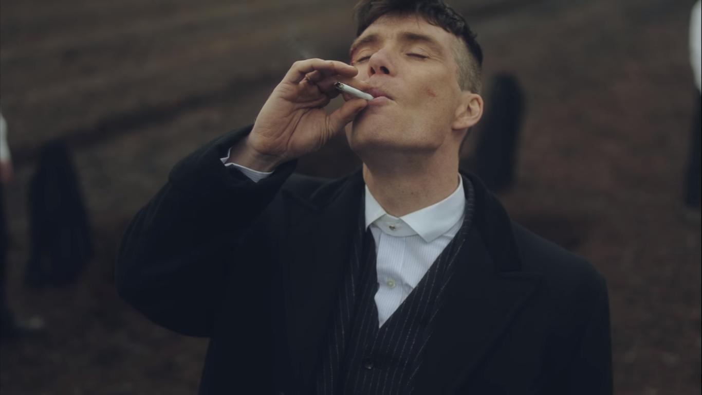 1366x768 Tommy Shelby Close Up HD Wallpaper