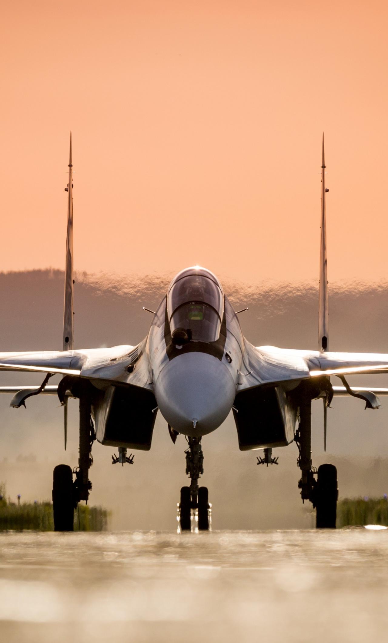 1280x2120 Sukhoi Su- Fighter Aircraft, Military, Plane, Wallpaper Plane Wallpaper For Mobile