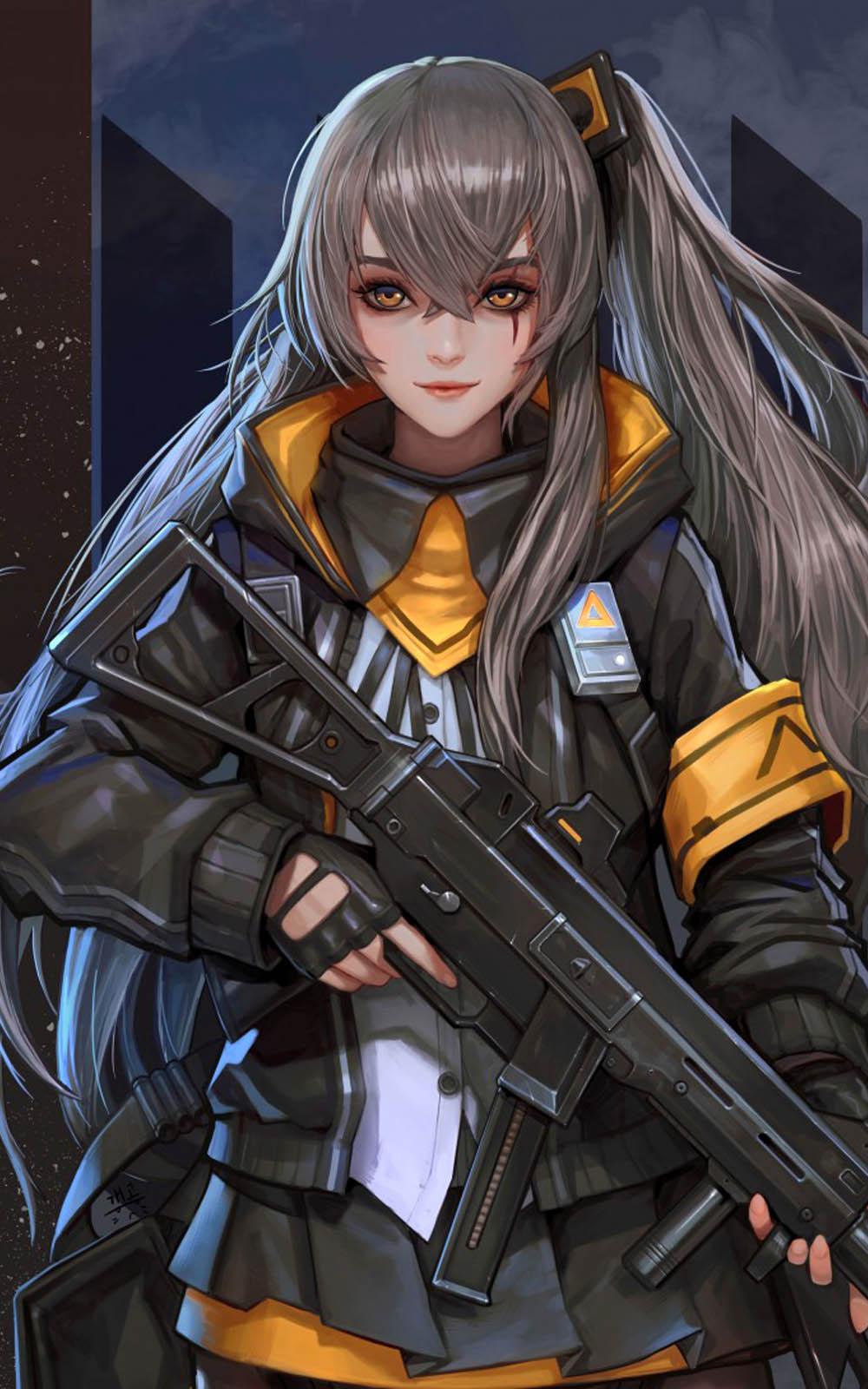 1000x1600 Anime Gaming Girl Wallpaper