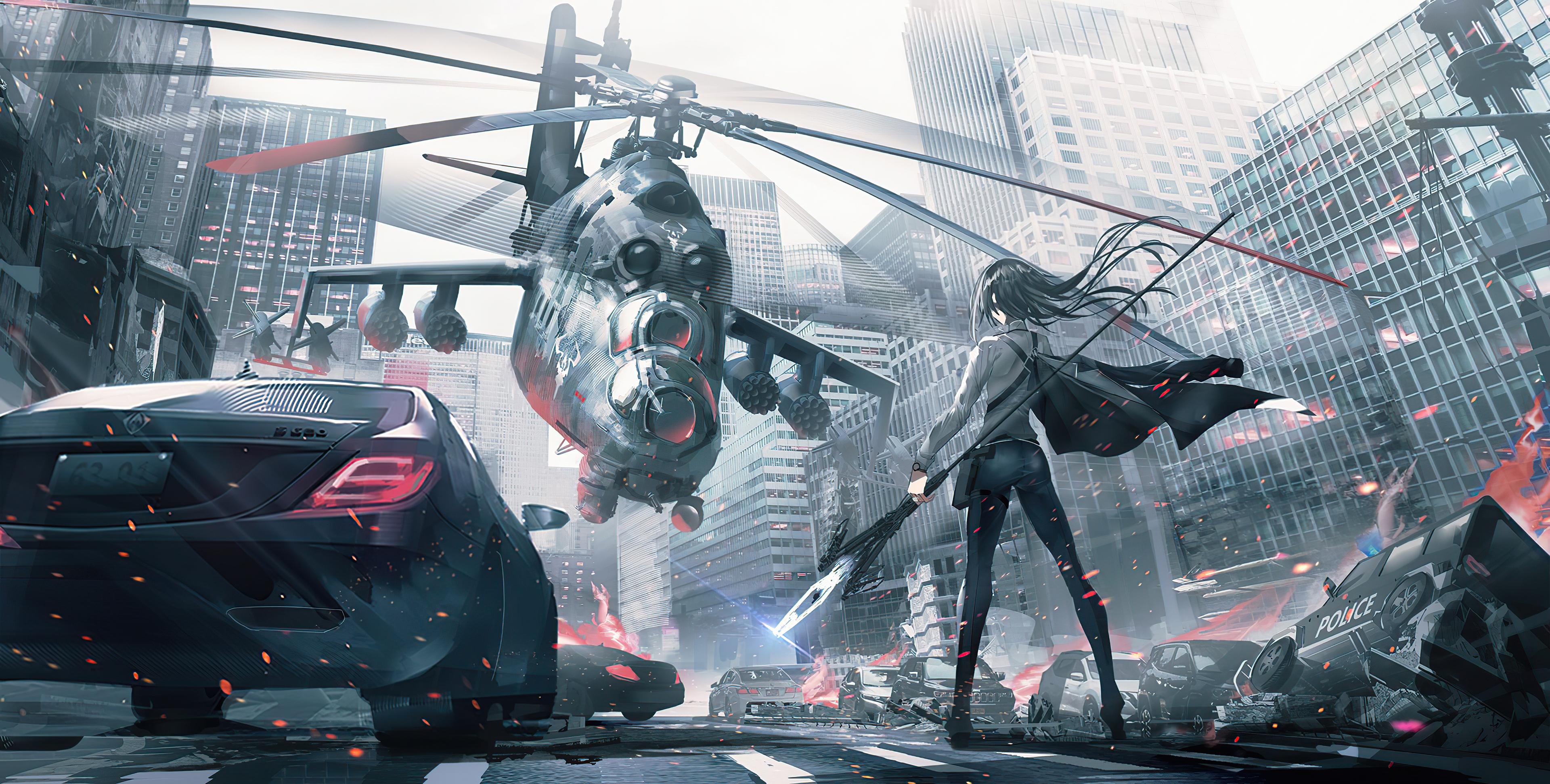 3840x1943 Wallpaper 4k Arknights Anime Game Girl 4k Wallpaper