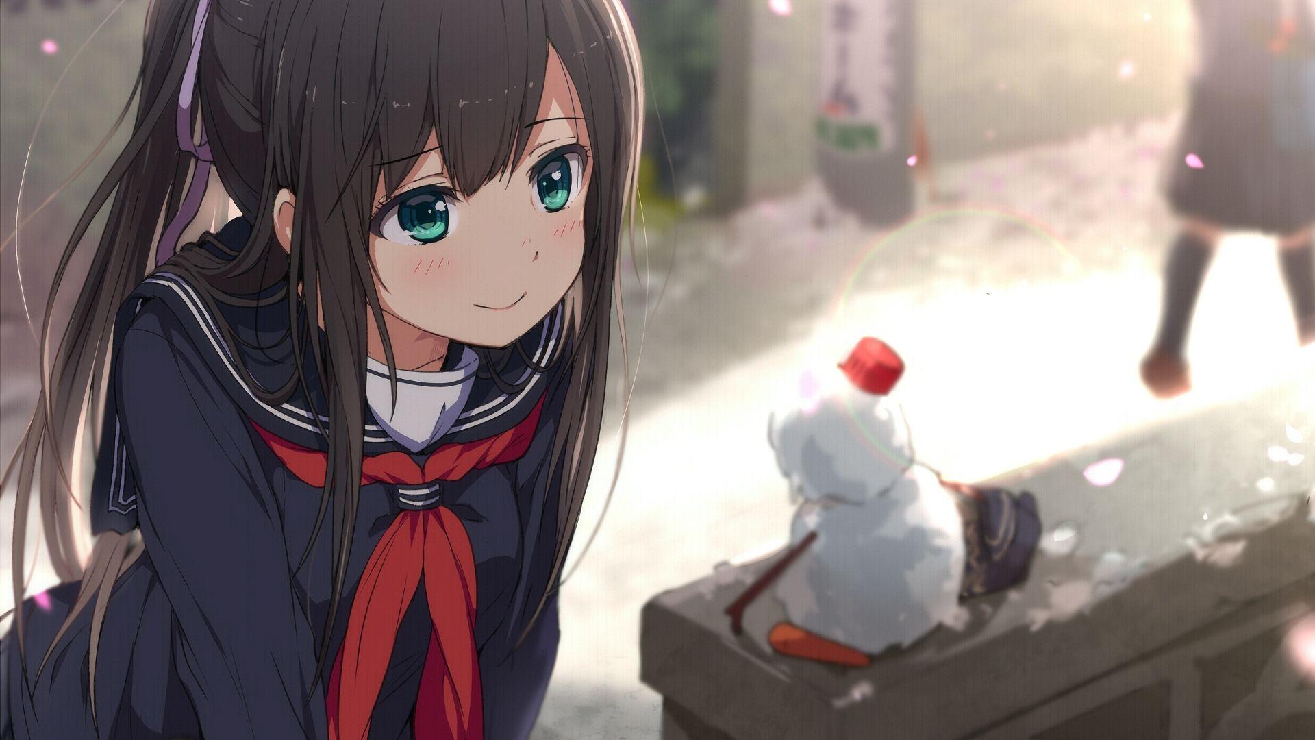 1920x1080 Desktop Wallpaper Very Cute Anime Girl, HD Image, Picture, Background, Mkuj26