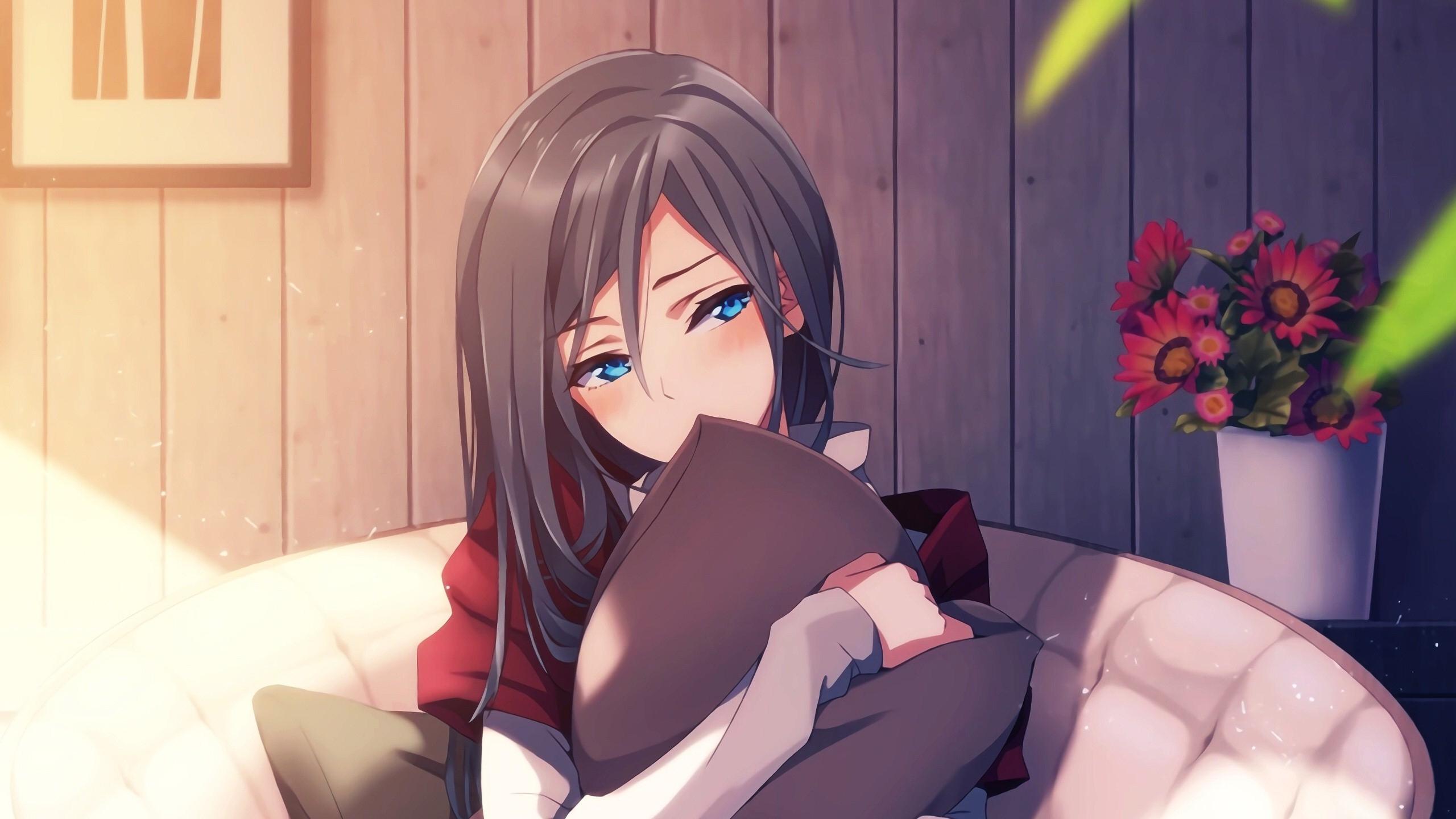 2560x1440 Fastest Anime Girl Cute Wallpaper